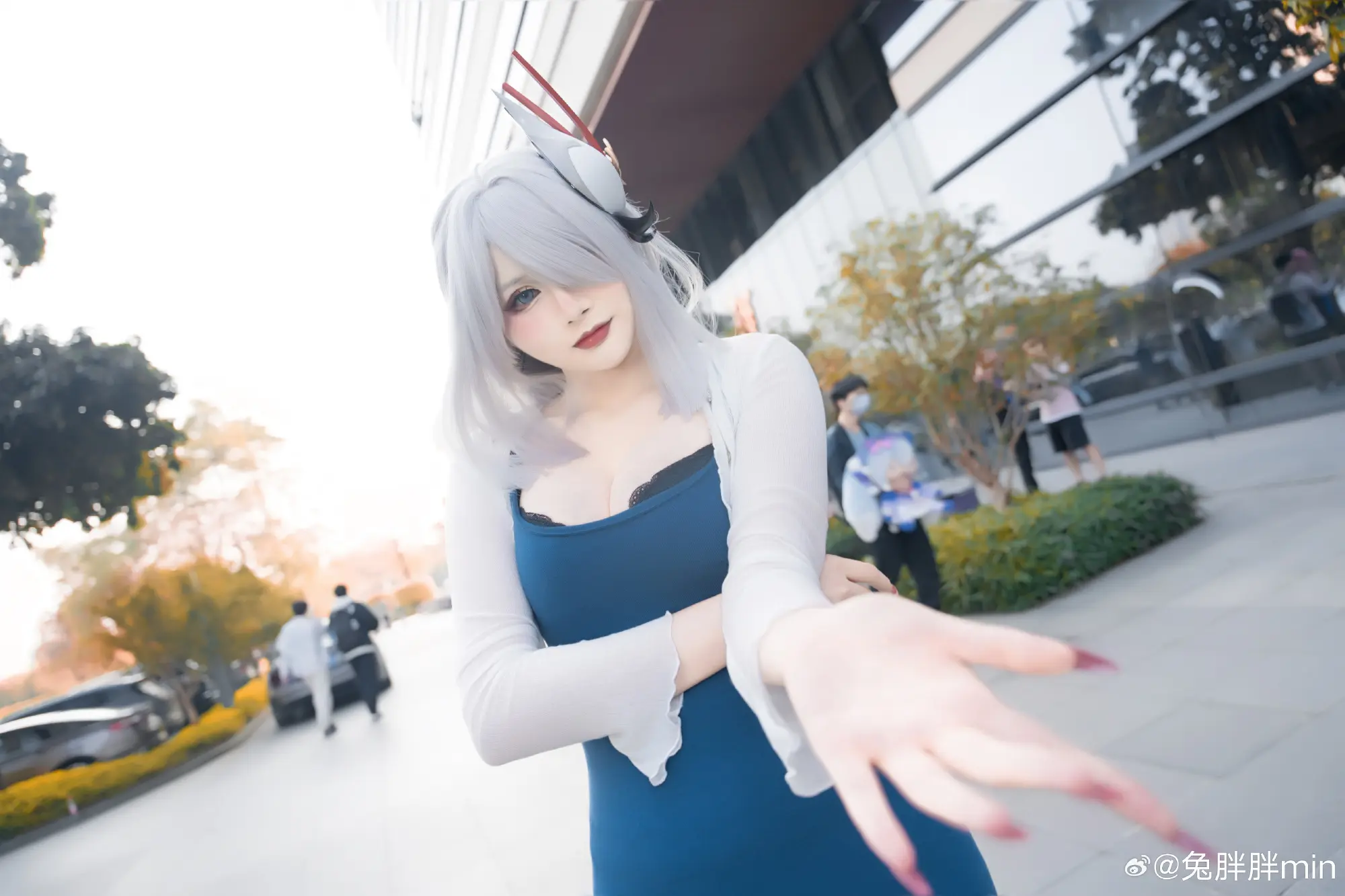 COSPLAY 才是真正能锁住我的红绳 原神 申鹤@兔胖胖min COSPLAY-第10张
