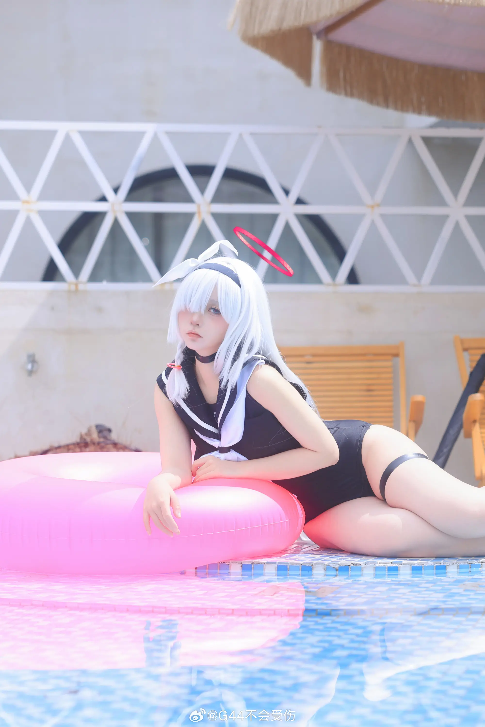 COSPLAY 蔚蓝档案 普拉娜 泳装@G44不会受伤 COSPLAY-第2张