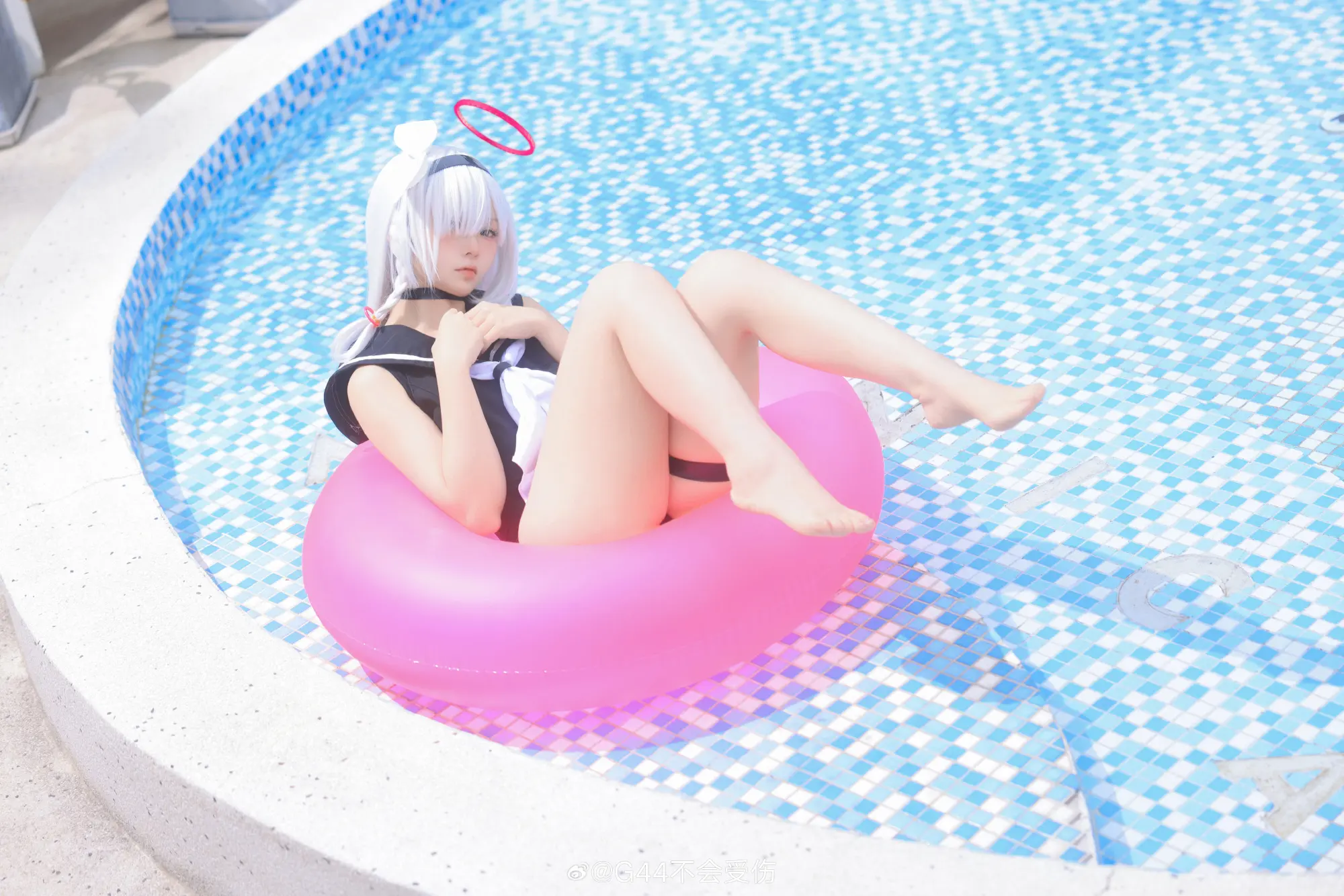 COSPLAY 蔚蓝档案 普拉娜 泳装@G44不会受伤 COSPLAY-第4张