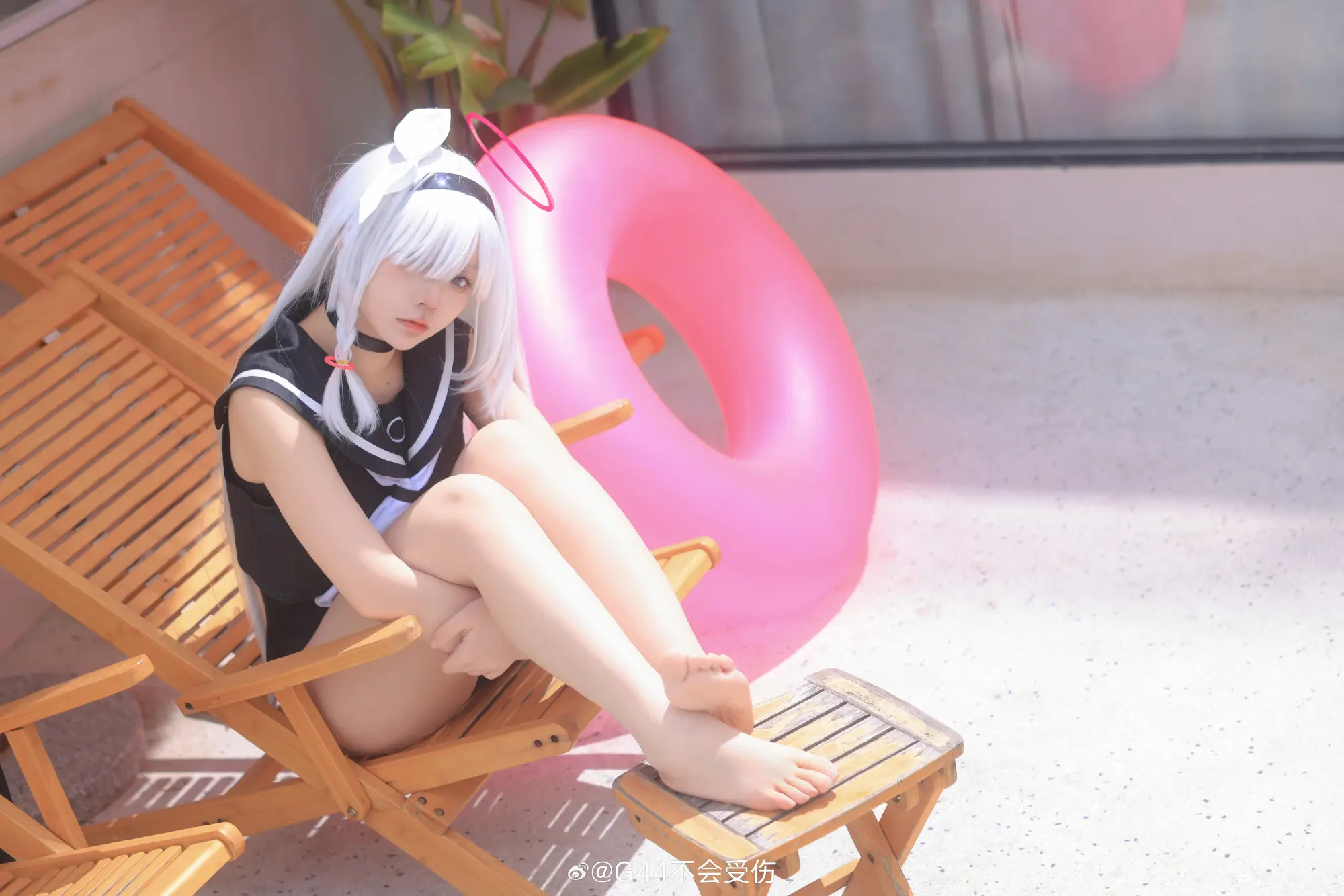 COSPLAY 蔚蓝档案 普拉娜 泳装@G44不会受伤 COSPLAY-第7张