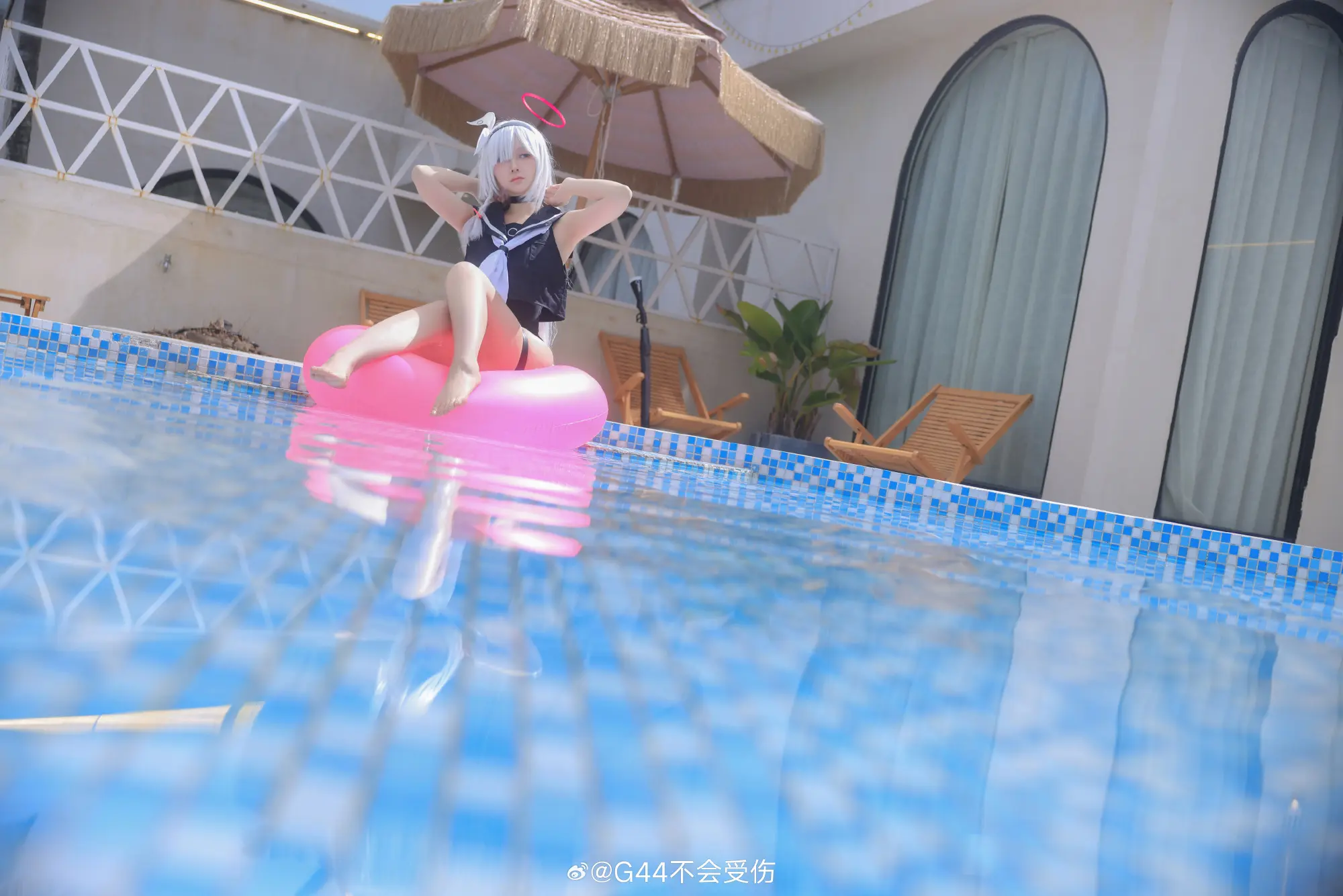 COSPLAY 蔚蓝档案 普拉娜 泳装@G44不会受伤 COSPLAY-第6张