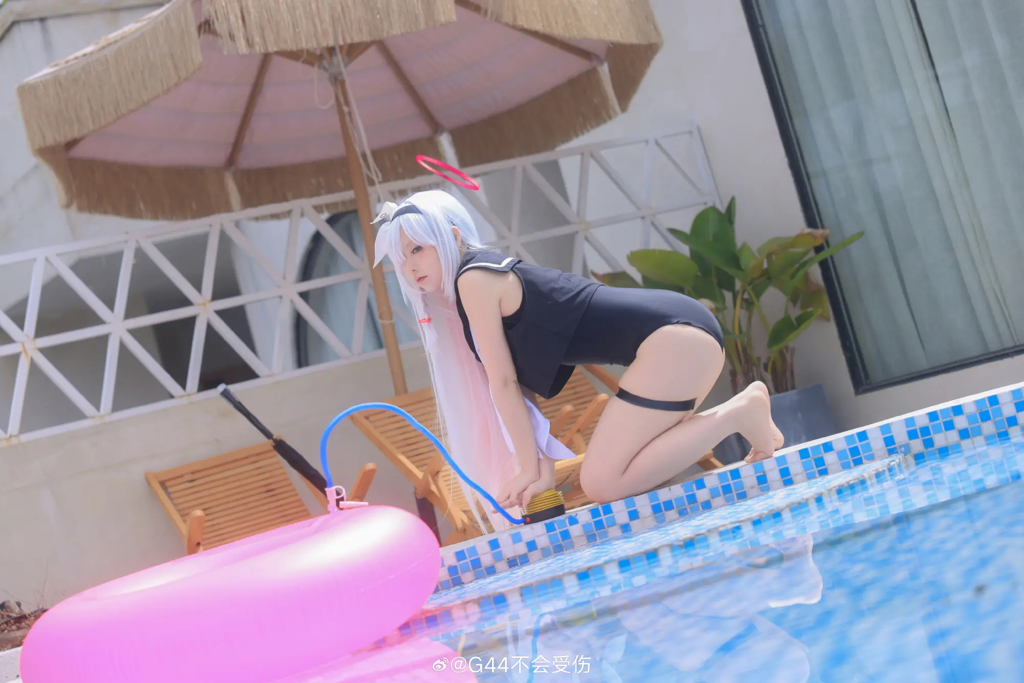 COSPLAY 蔚蓝档案 普拉娜 泳装@G44不会受伤 COSPLAY-第8张