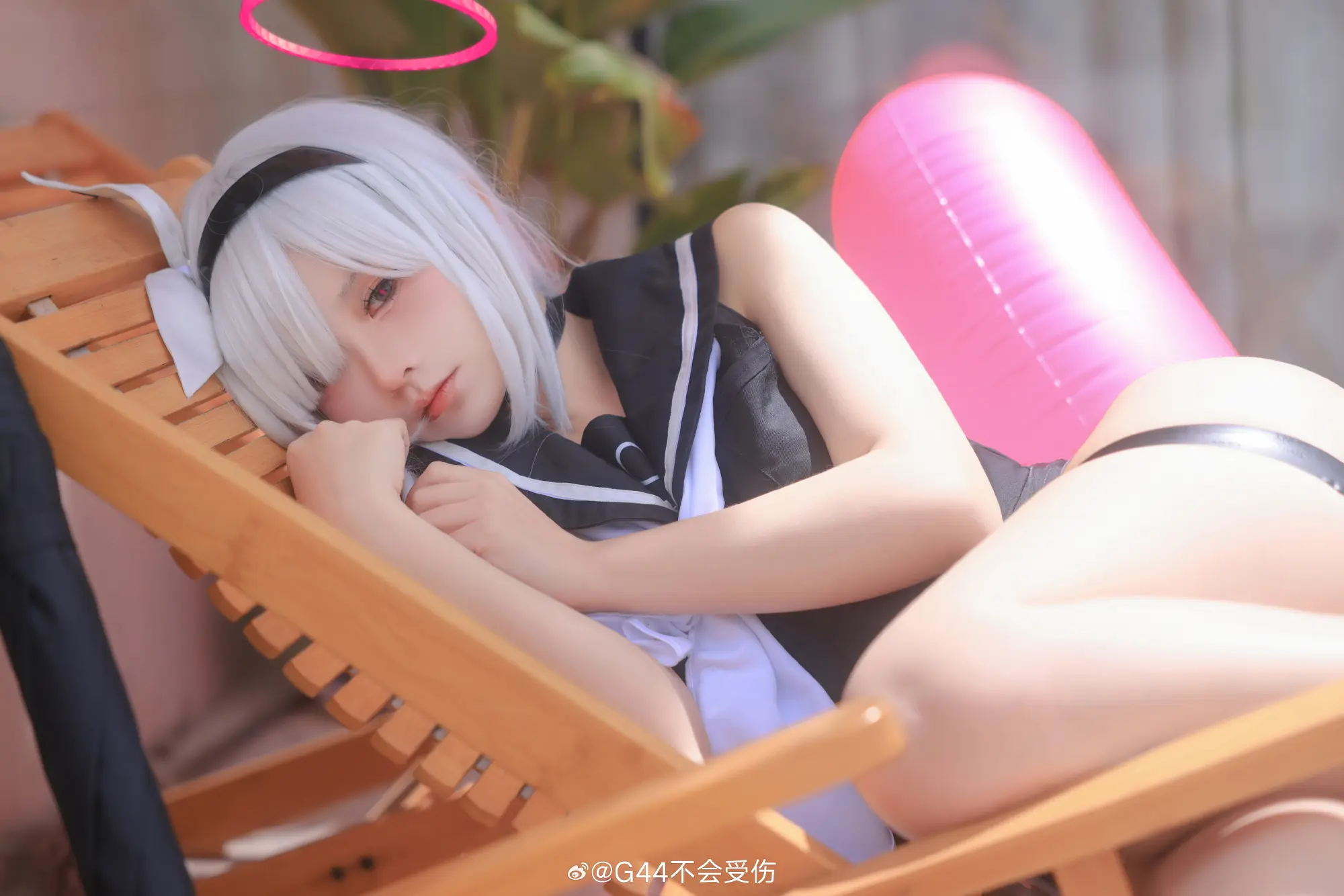 COSPLAY 蔚蓝档案 普拉娜 泳装@G44不会受伤 COSPLAY-第5张