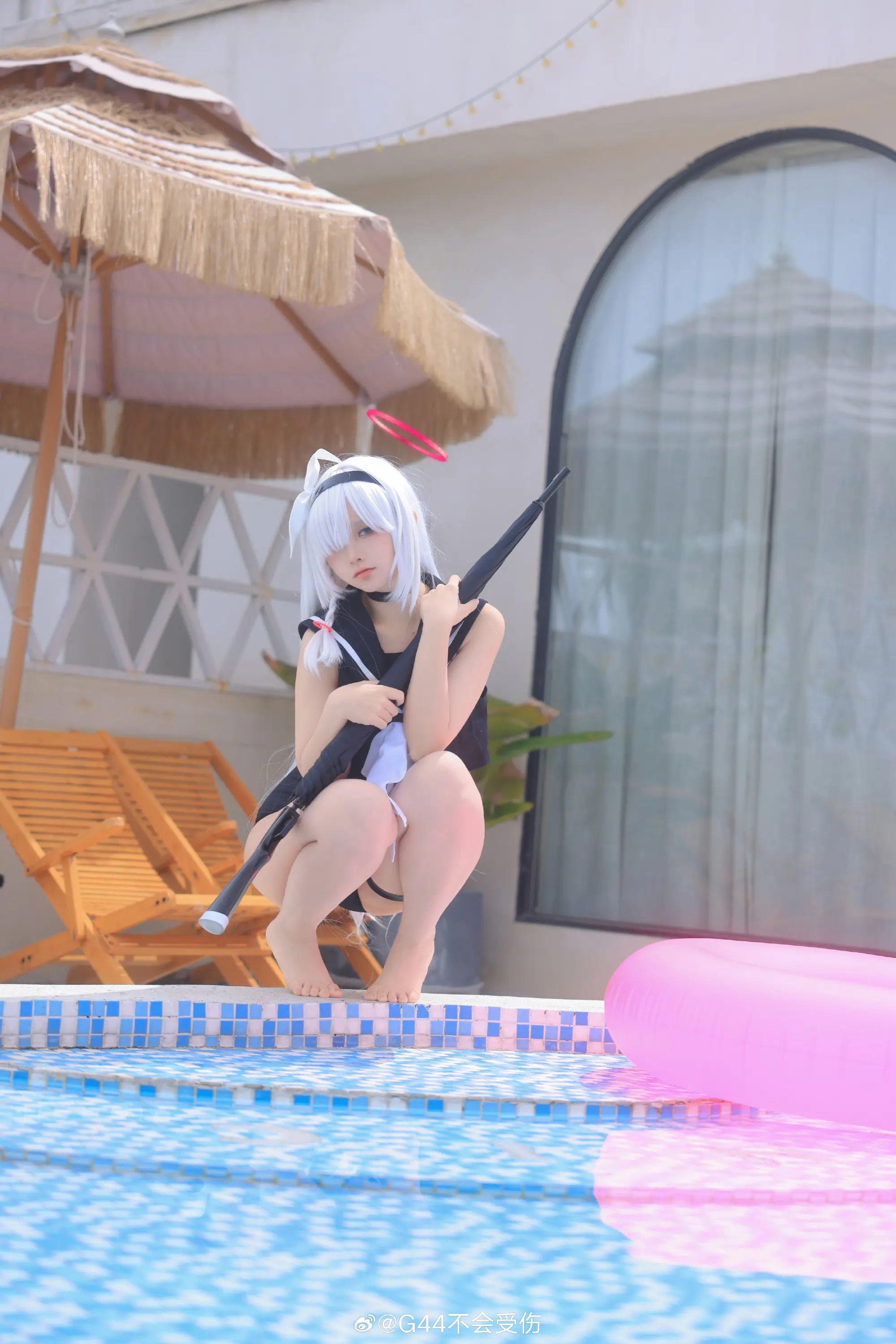 COSPLAY 蔚蓝档案 普拉娜 泳装@G44不会受伤 COSPLAY-第10张