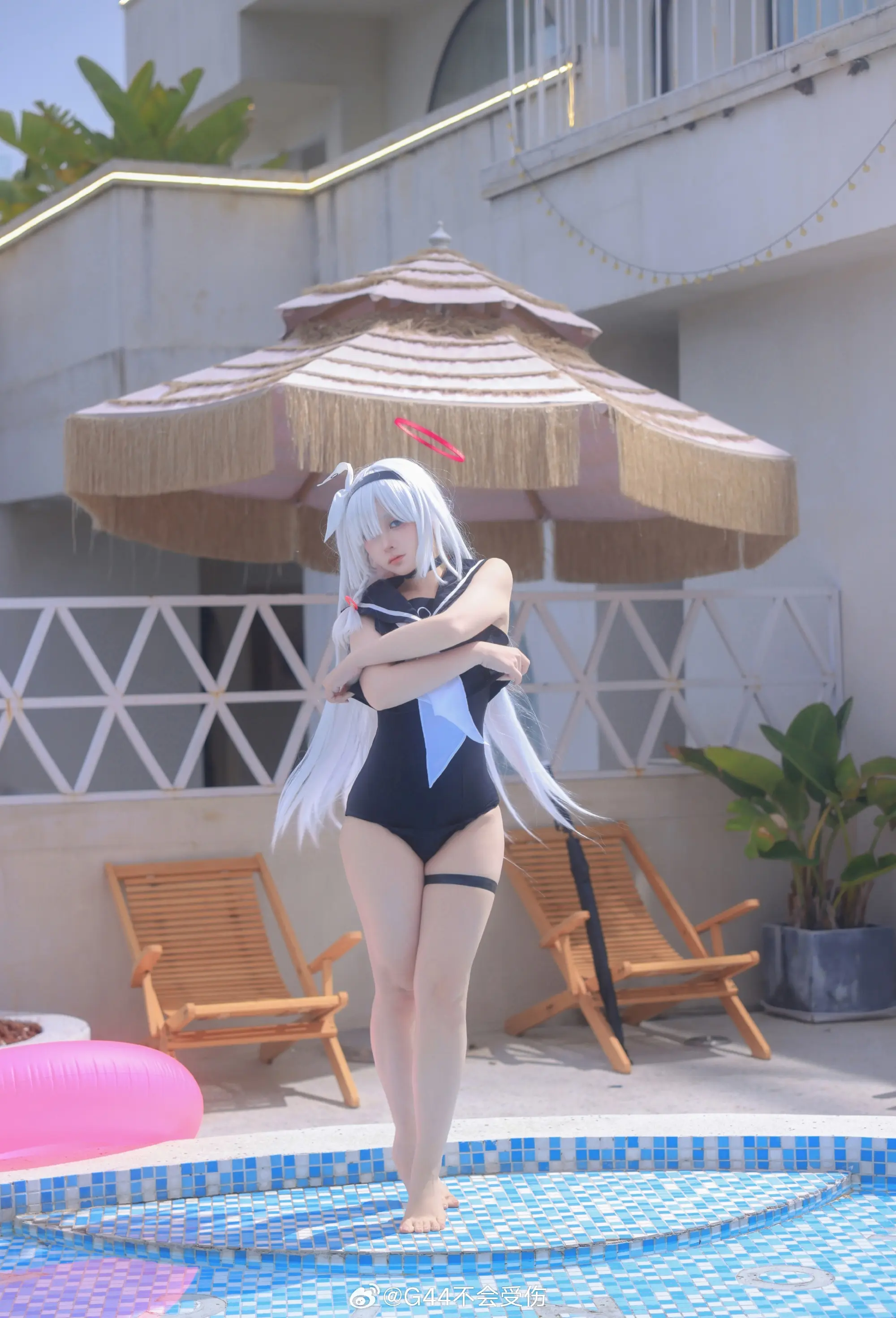 COSPLAY 蔚蓝档案 普拉娜 泳装@G44不会受伤 COSPLAY-第3张