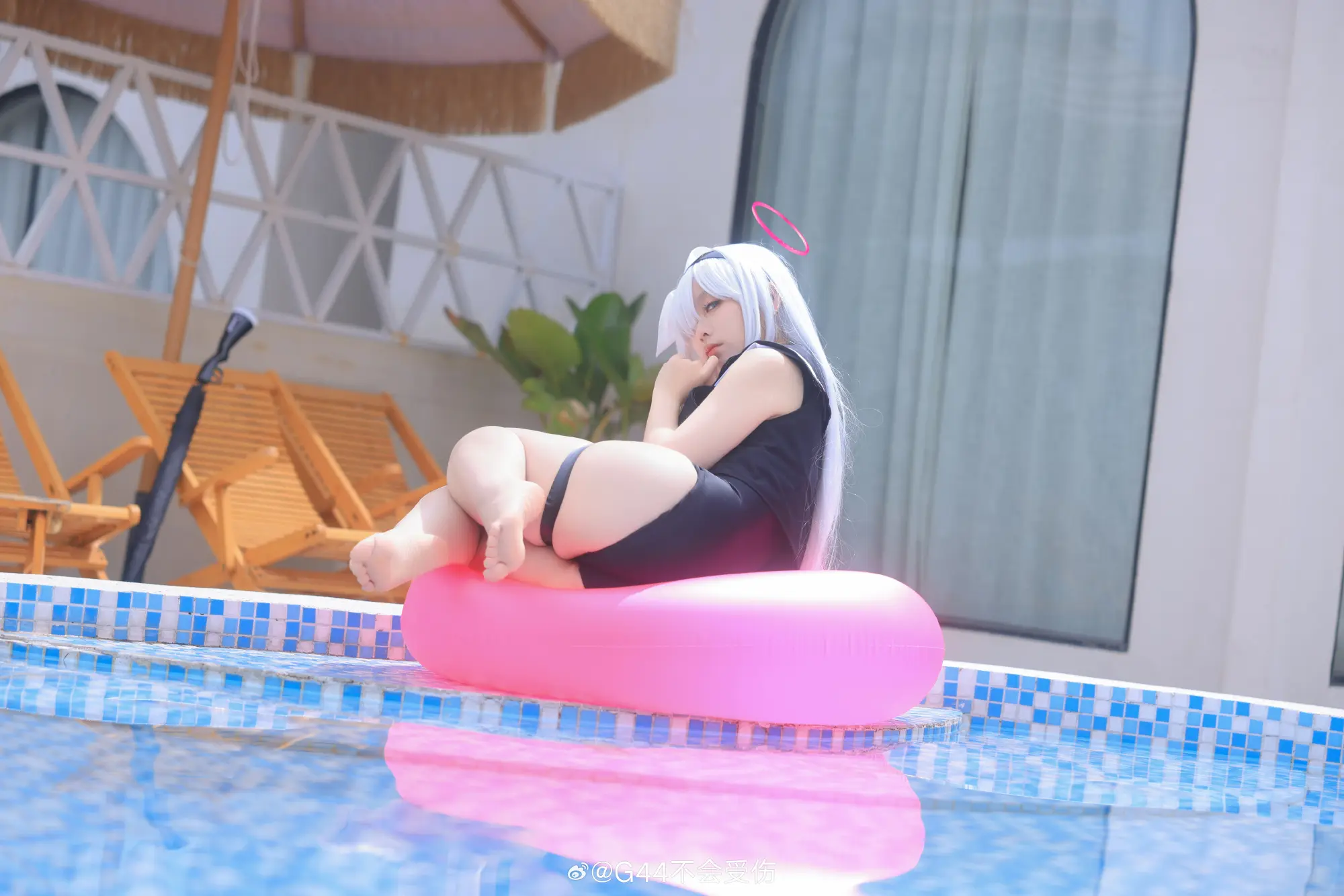 COSPLAY 蔚蓝档案 普拉娜 泳装@G44不会受伤 COSPLAY-第11张