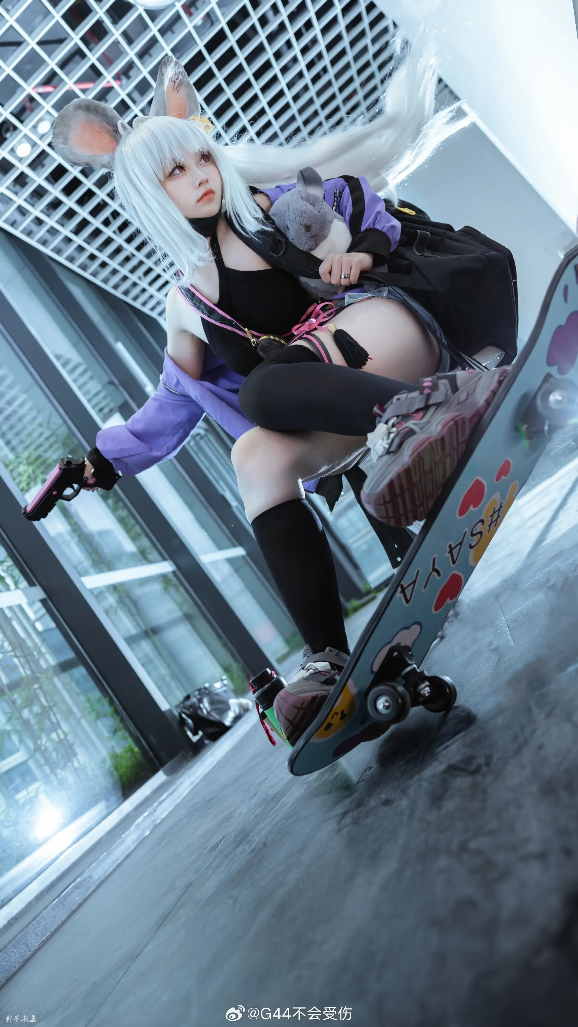 COSPLAY 这个，能用来做实验吗？ 蔚蓝档案 纱绫@G44不会受伤-公众号小姨ai