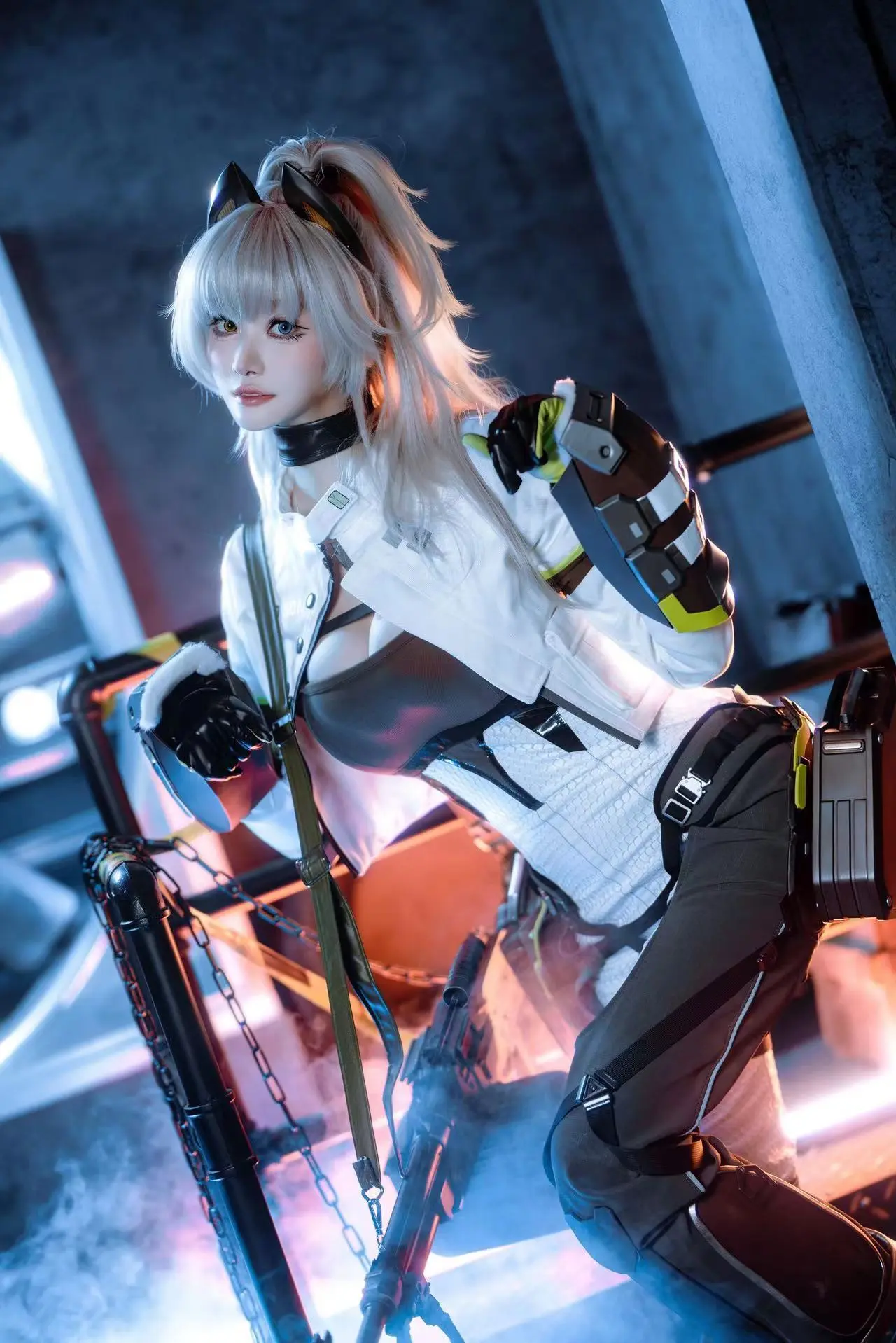 cosplay 指挥官，可以稍微占用你一点时间吗？ 少前2追放 佩里提亚@沧霁桔梗 COSPLAY-第3张