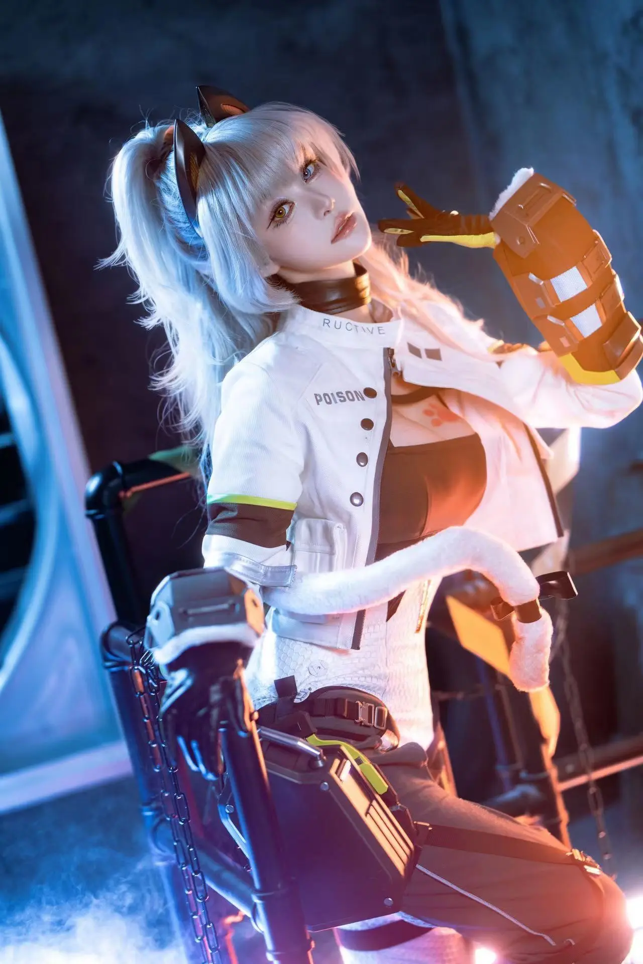 cosplay 指挥官，可以稍微占用你一点时间吗？ 少前2追放 佩里提亚@沧霁桔梗 COSPLAY-第6张