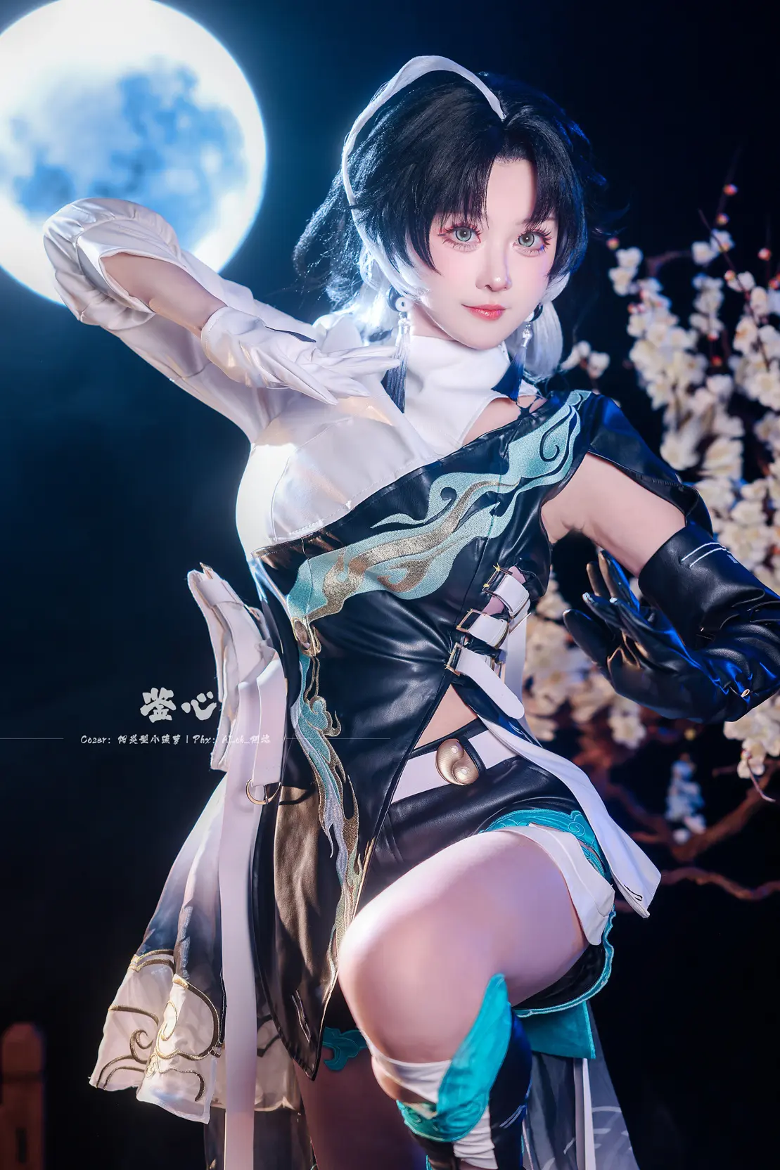 COSPLAY 吃吃包子吹吹笛子（呆毛）这样的鉴心也是很可爱的！ 鸣潮 鉴心@阳炎型小菠萝 COSPLAY-第9张