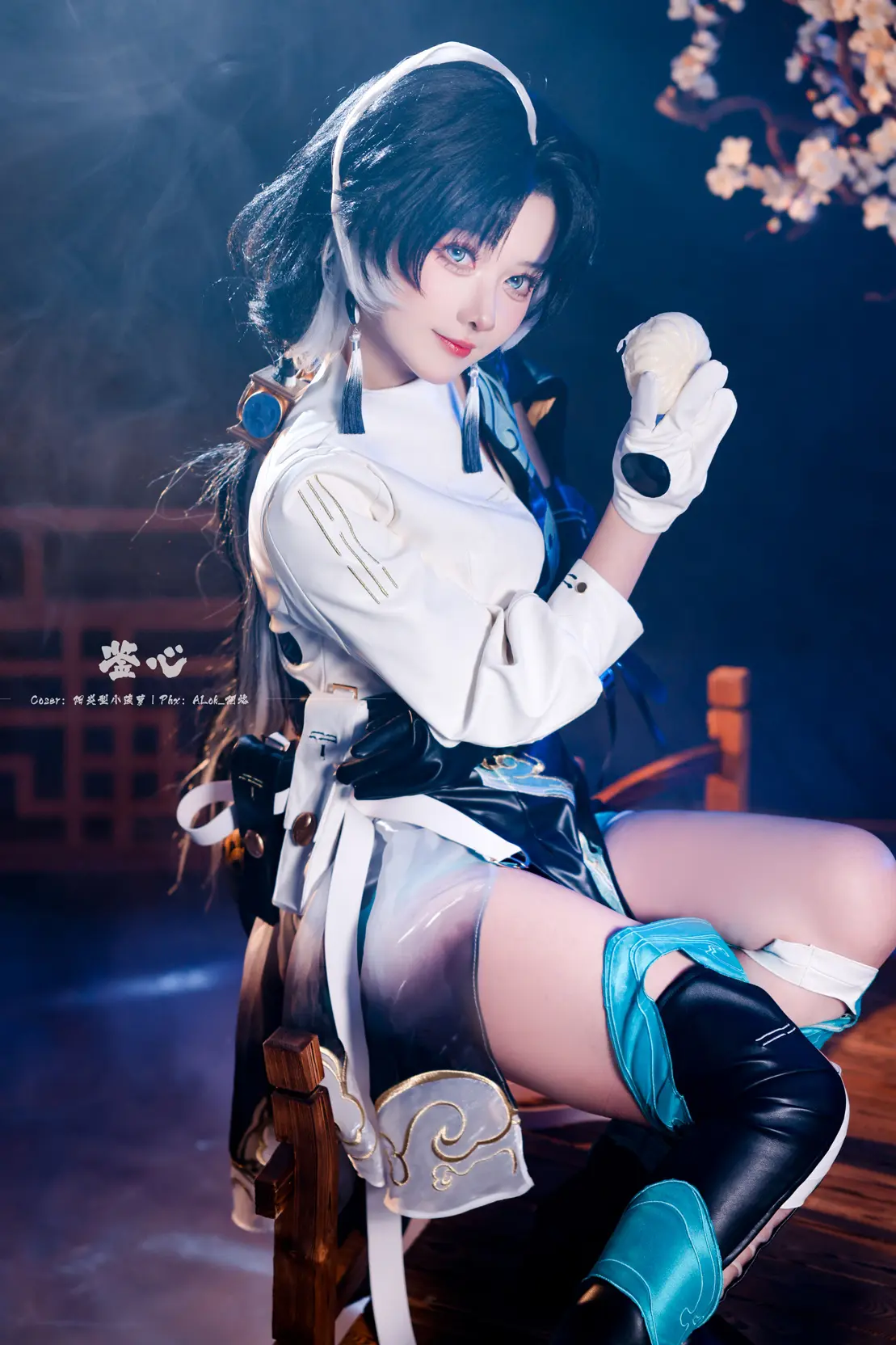 COSPLAY 吃吃包子吹吹笛子（呆毛）这样的鉴心也是很可爱的！ 鸣潮 鉴心@阳炎型小菠萝 COSPLAY-第10张