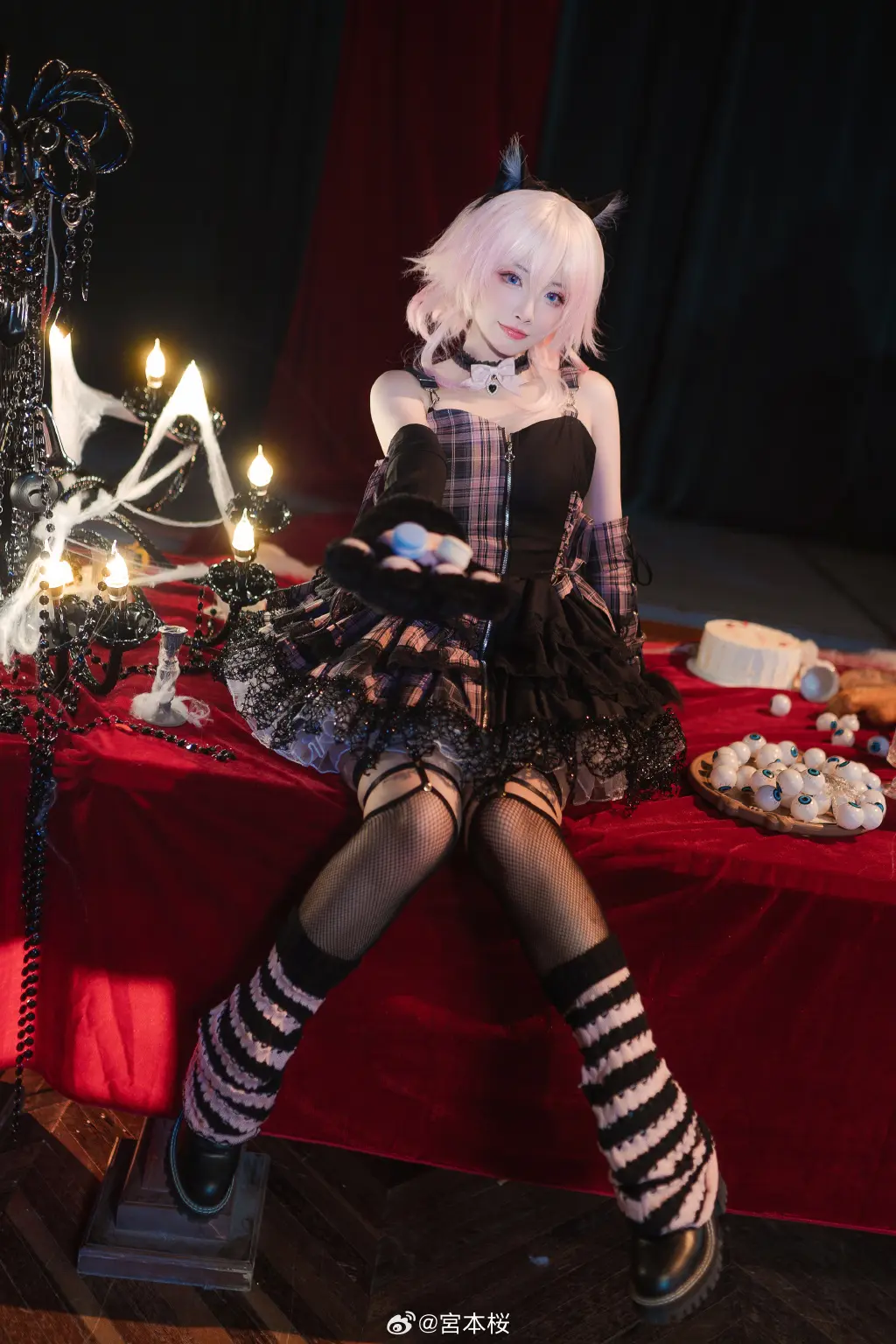 COSPLAY 崩坏：星穹铁道 万圣节穿搭限定小黑猫三月七来啦！@宮本桜 COSPLAY-第6张