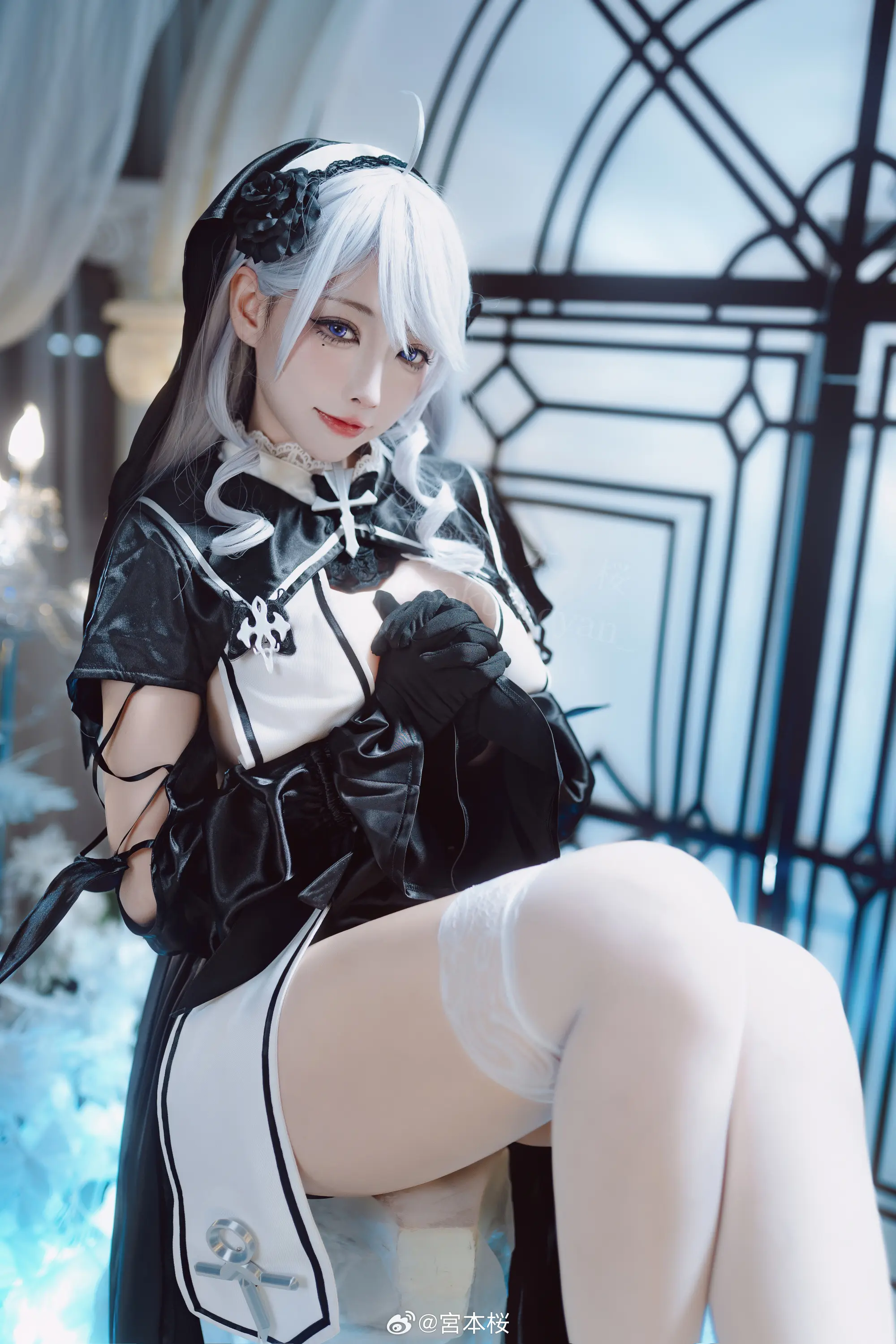 cosplay 碧蓝航线 阿尔及利亚·META@宮本桜 COSPLAY-第2张