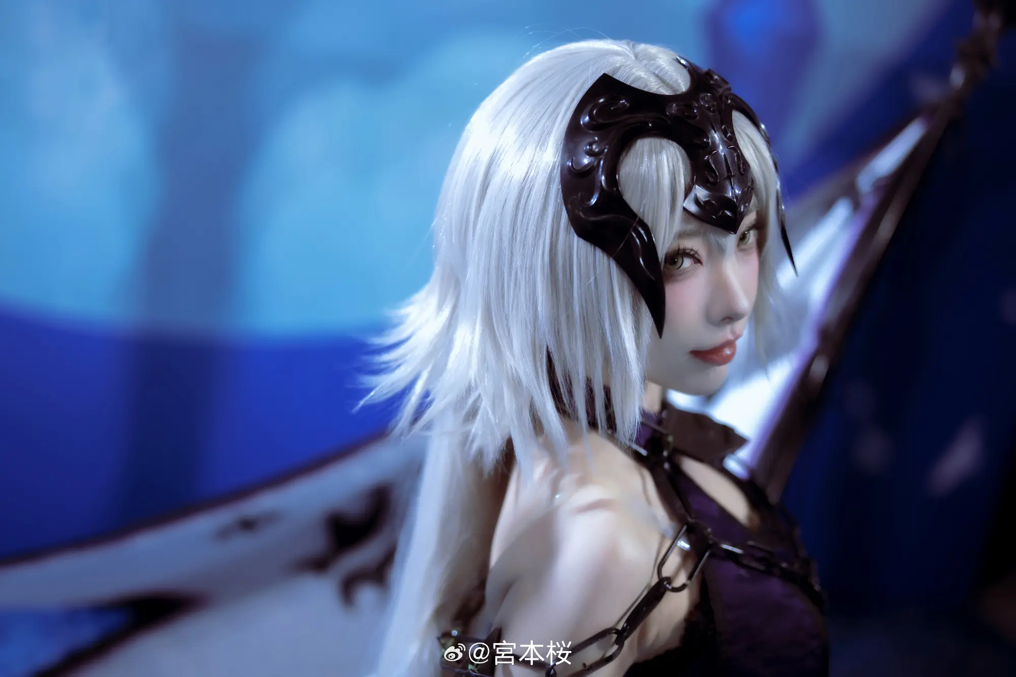 cospaly Fate/GrandOrder黑贞德@宮本桜 COSPLAY-第2张