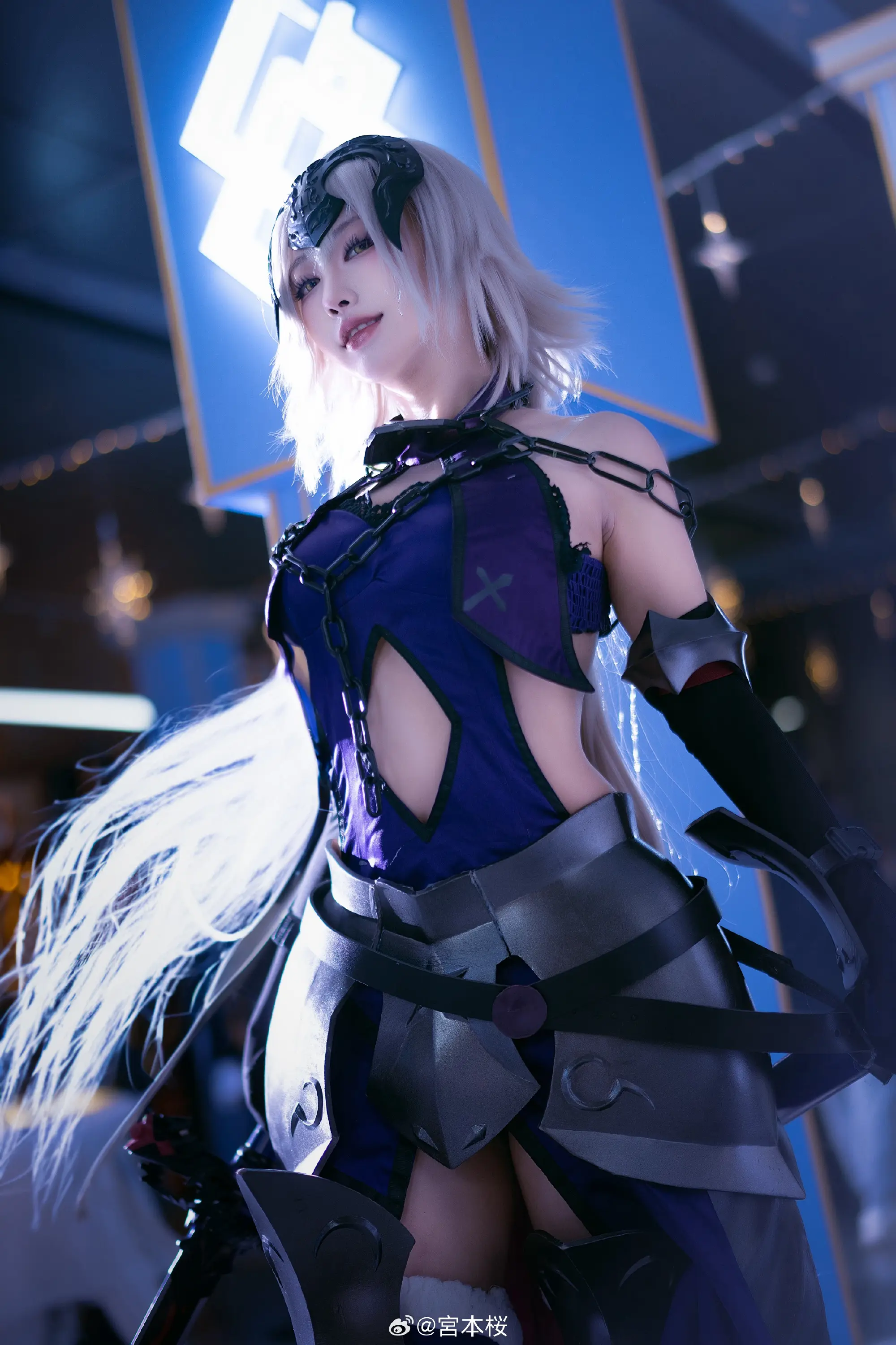 COSPLAY 喝采を！我らの憎悪に喝采を！ Fate/GrandOrder 黑贞德@宮本桜 COSPLAY-第5张