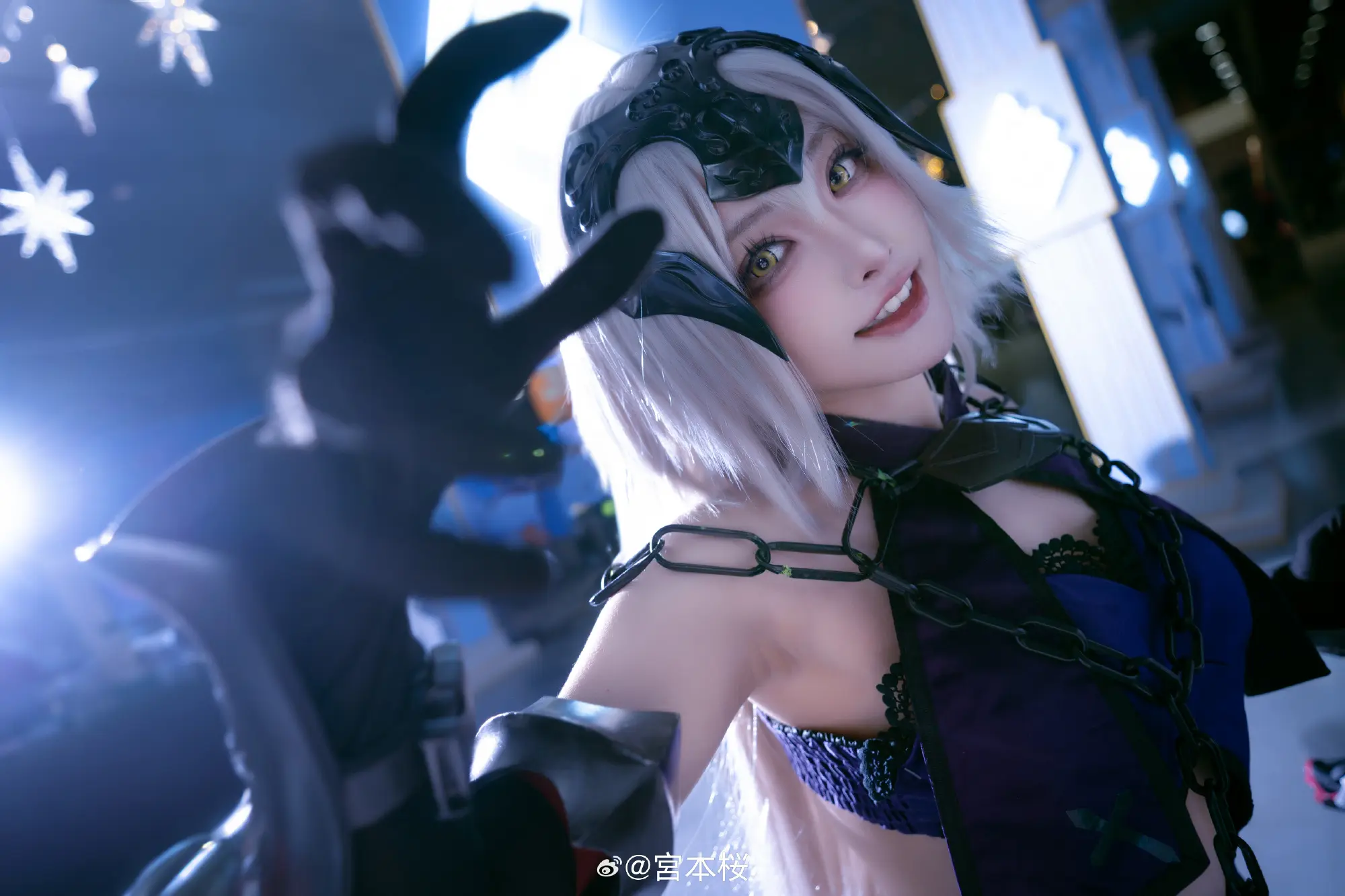 COSPLAY 喝采を！我らの憎悪に喝采を！ Fate/GrandOrder 黑贞德@宮本桜 COSPLAY-第7张