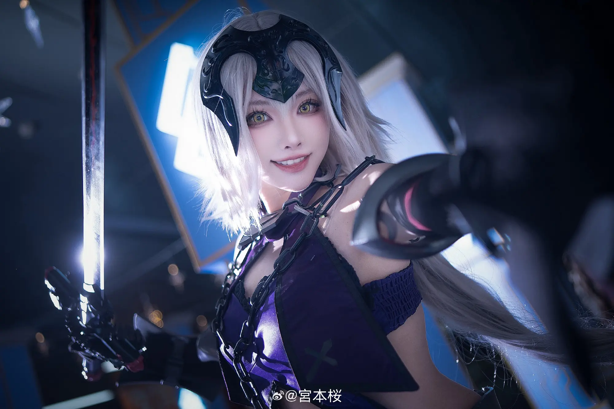 COSPLAY 喝采を！我らの憎悪に喝采を！ Fate/GrandOrder 黑贞德@宮本桜 COSPLAY-第8张