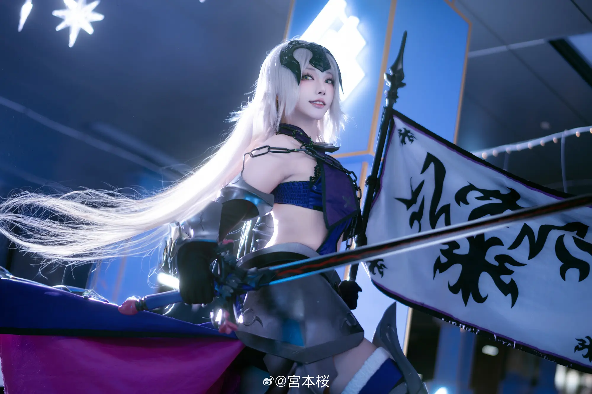 COSPLAY 喝采を！我らの憎悪に喝采を！ Fate/GrandOrder 黑贞德@宮本桜 COSPLAY-第9张
