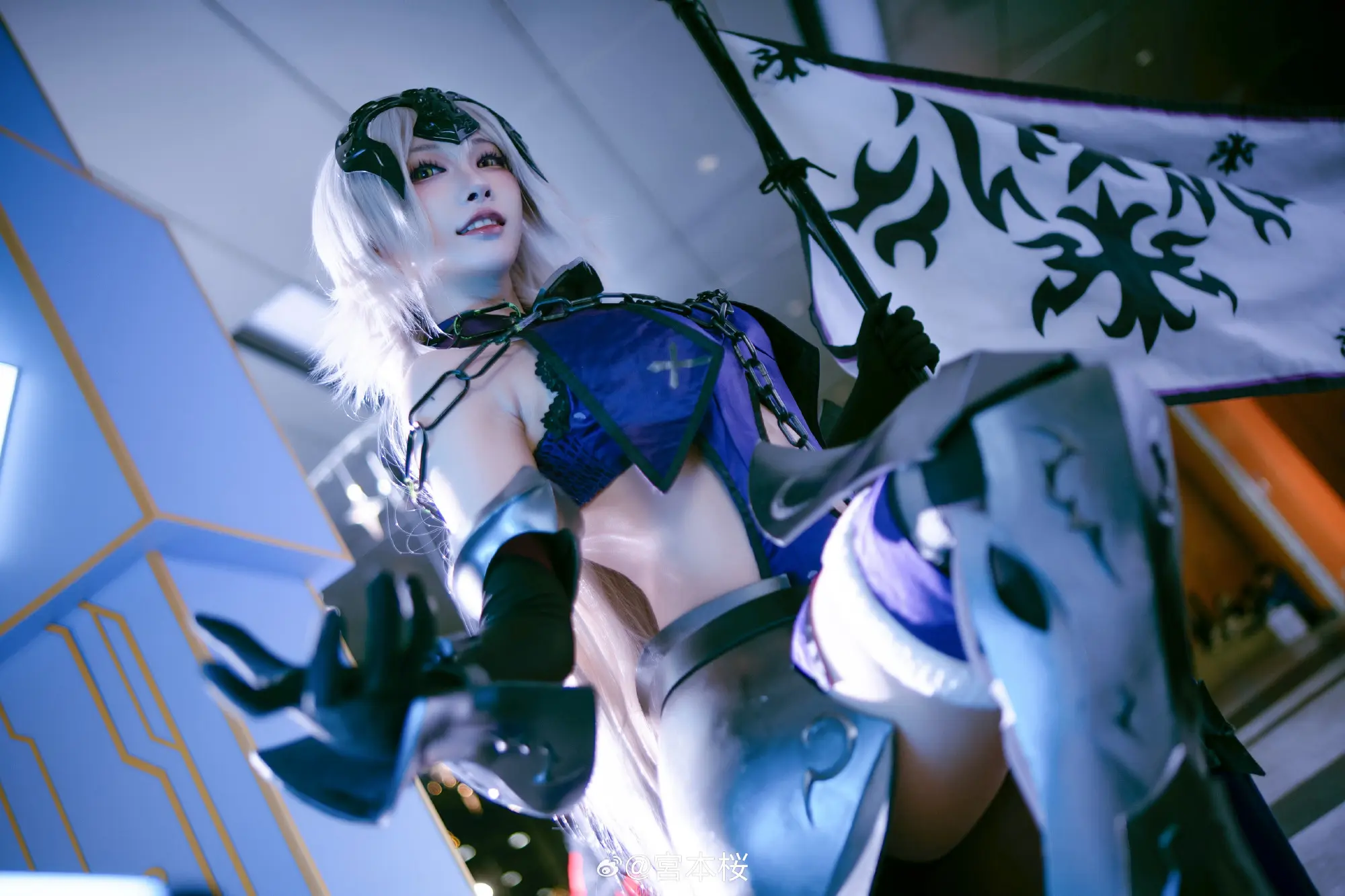 COSPLAY 喝采を！我らの憎悪に喝采を！ Fate/GrandOrder 黑贞德@宮本桜 COSPLAY-第6张