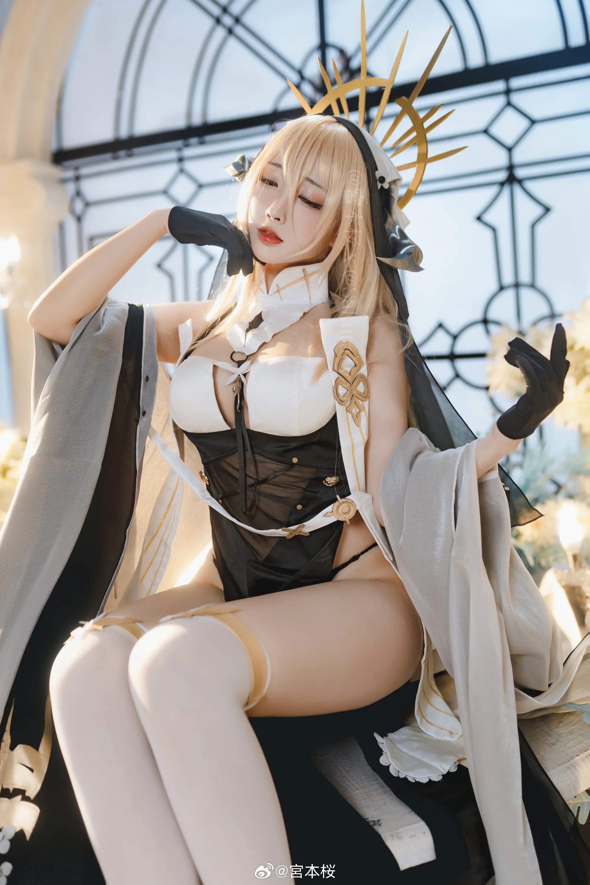 cosplay 碧蓝航线 怨仇@宮本桜-公众号小姨ai