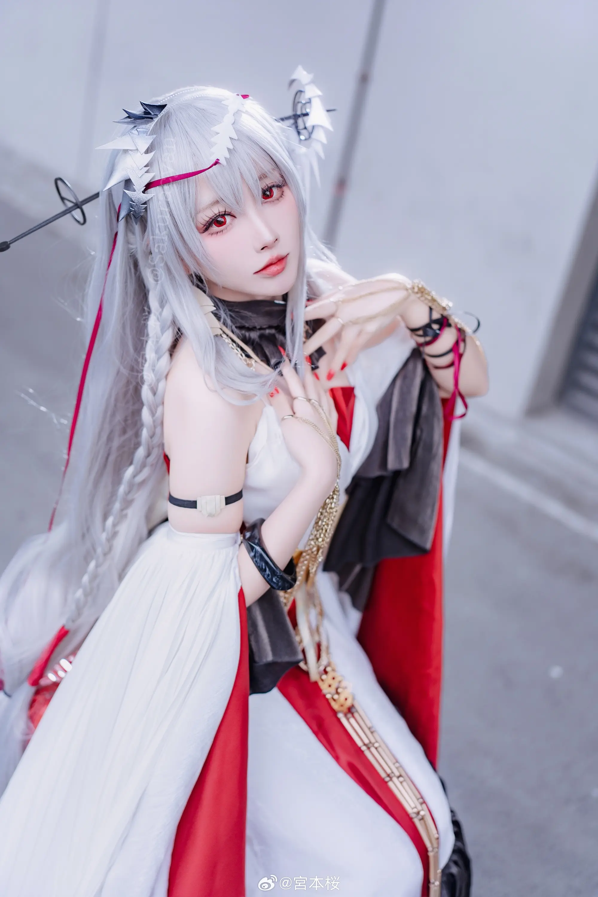 COSPLAY 明日方舟 浊心斯卡蒂@宮本桜-公众号小姨ai