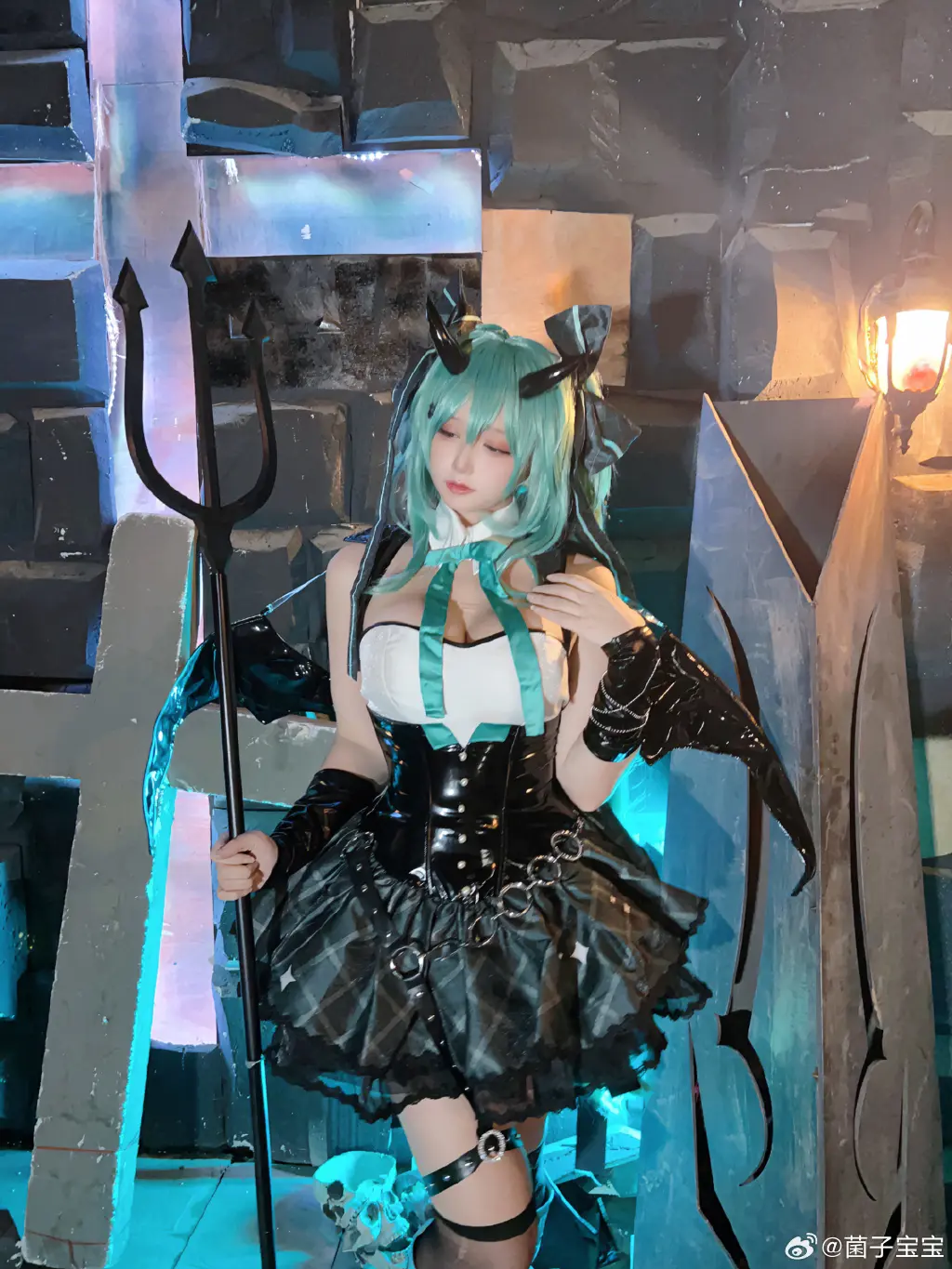 cosplay 不给糖就捣蛋 初音未来 miku@菌子宝宝 COSPLAY-第2张