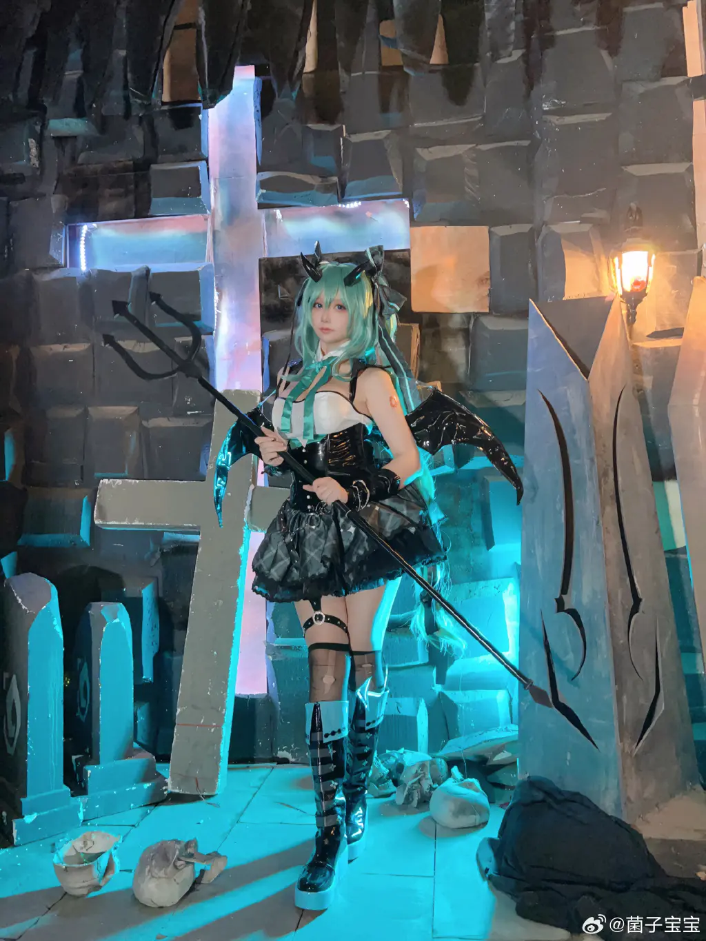 cosplay 不给糖就捣蛋 初音未来 miku@菌子宝宝 COSPLAY-第6张