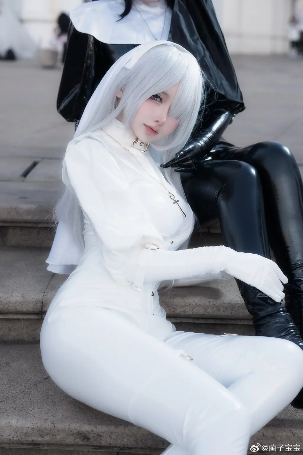 修女 进来忏悔！@菌子宝宝 COSPLAY-第2张