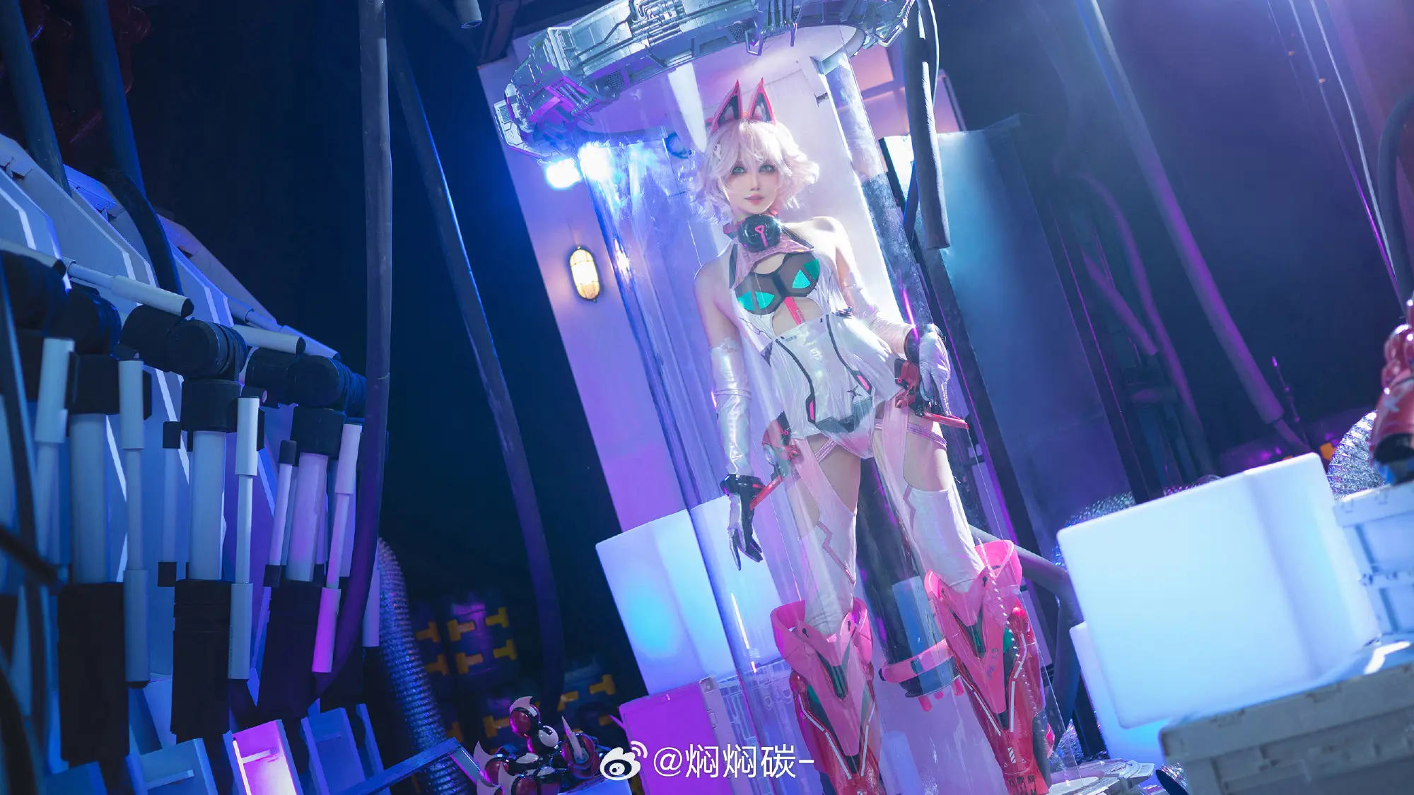 COSPLAY 出过那么多次猫猫头，这次是最不一样的一次了！ 交错战线 绯猁@焖焖碳- COSPLAY-第16张