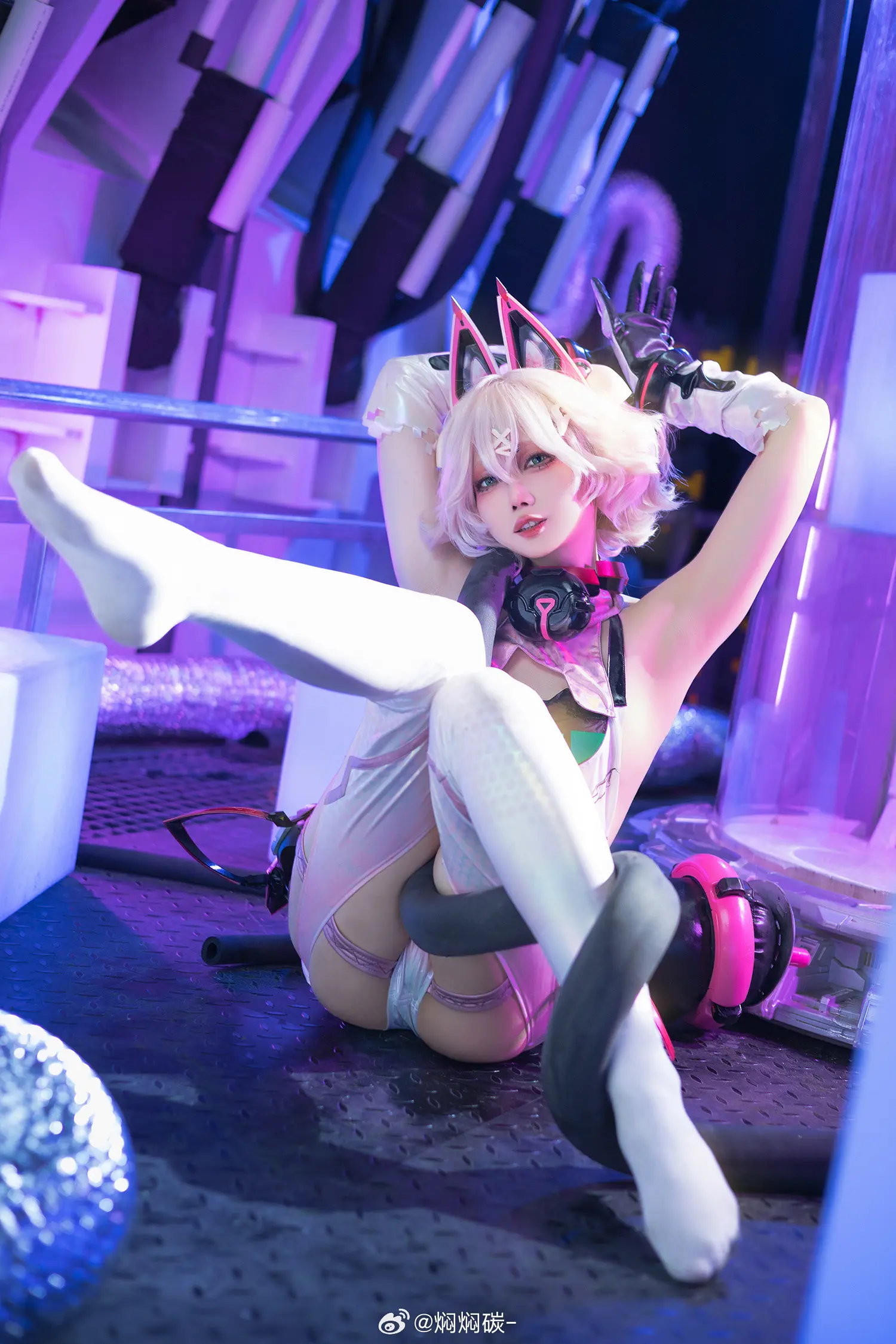 COSPLAY 出过那么多次猫猫头，这次是最不一样的一次了！ 交错战线 绯猁@焖焖碳- COSPLAY-第4张