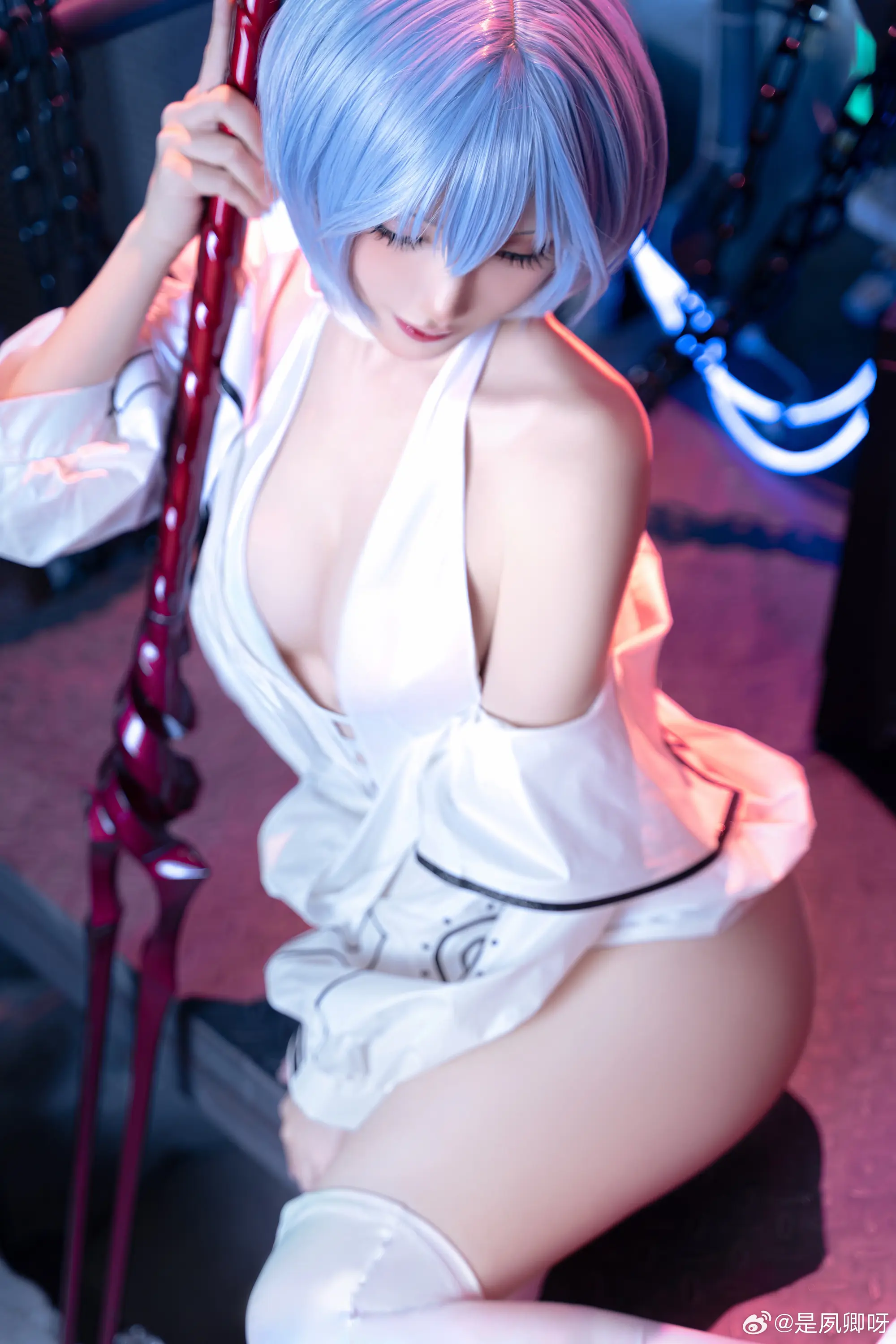 cosplay 新世纪福音战士 绫波丽@是夙卿呀-公众号小姨ai