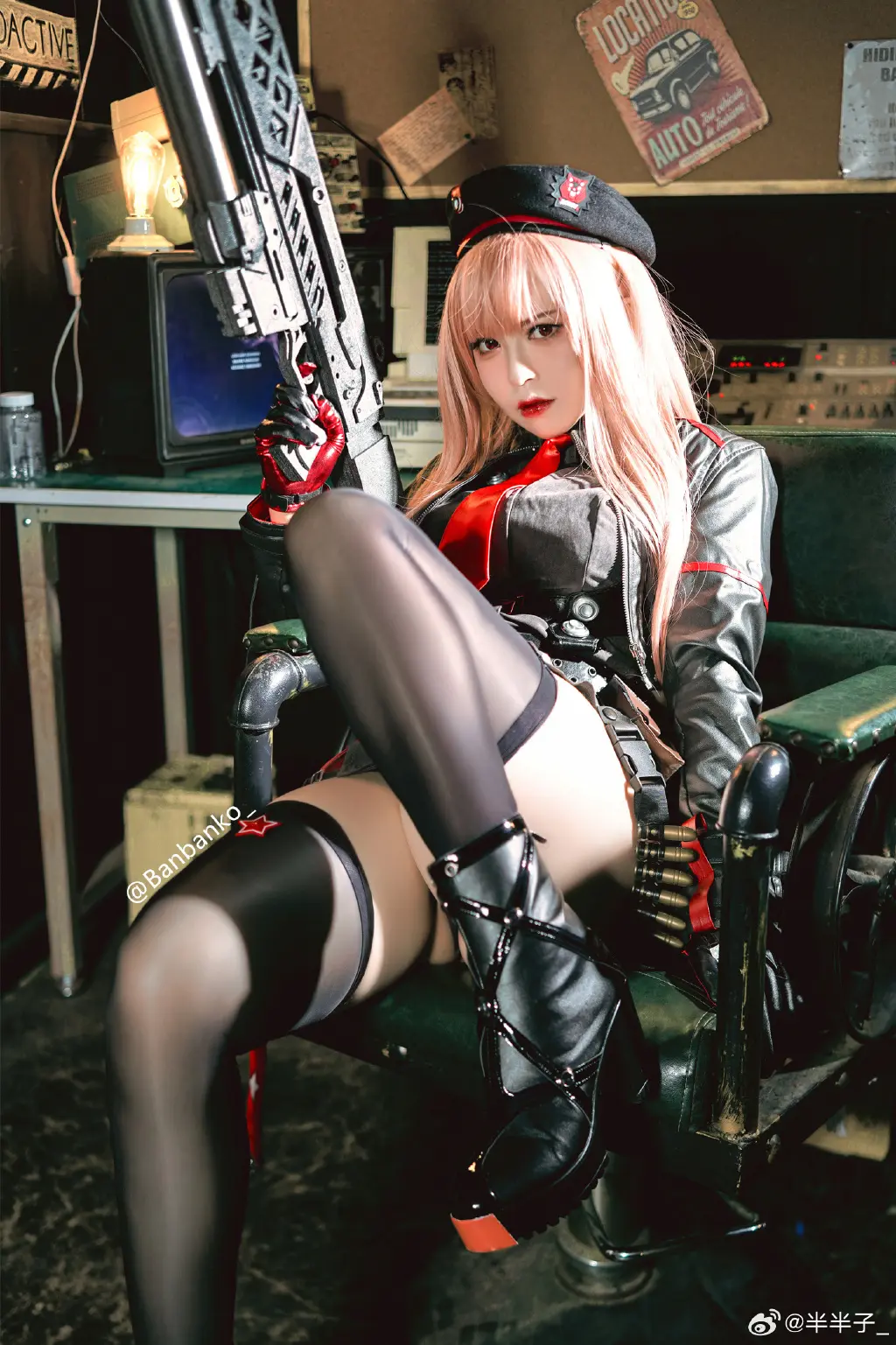 nikke:胜利女神 拉毗，前来报道!⚠️@半半子_ COSPLAY-第4张