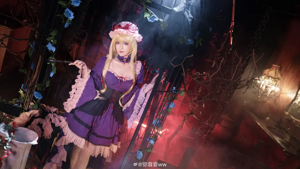 cosplay 幻想の境界 东方project 八云紫@弥音音ww COSPLAY-第2张