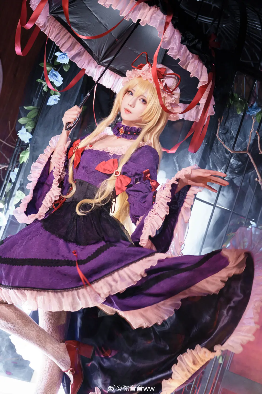 cosplay 幻想の境界 东方project 八云紫@弥音音ww COSPLAY-第5张