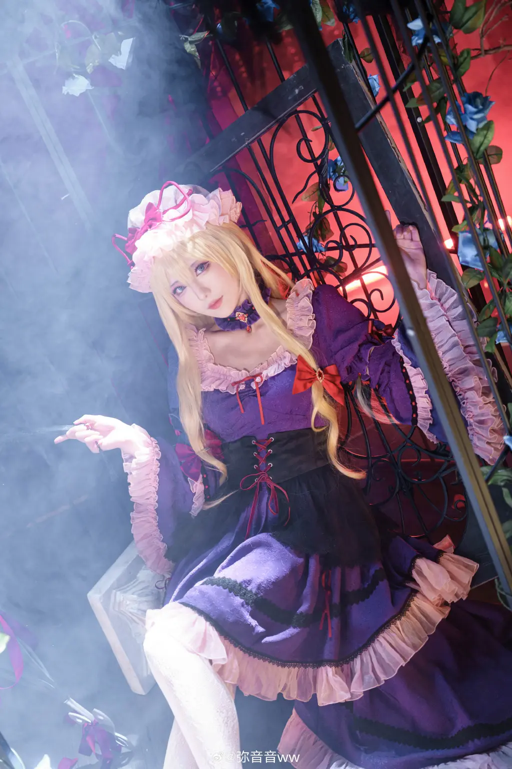 cosplay 幻想の境界 东方project 八云紫@弥音音ww COSPLAY-第8张