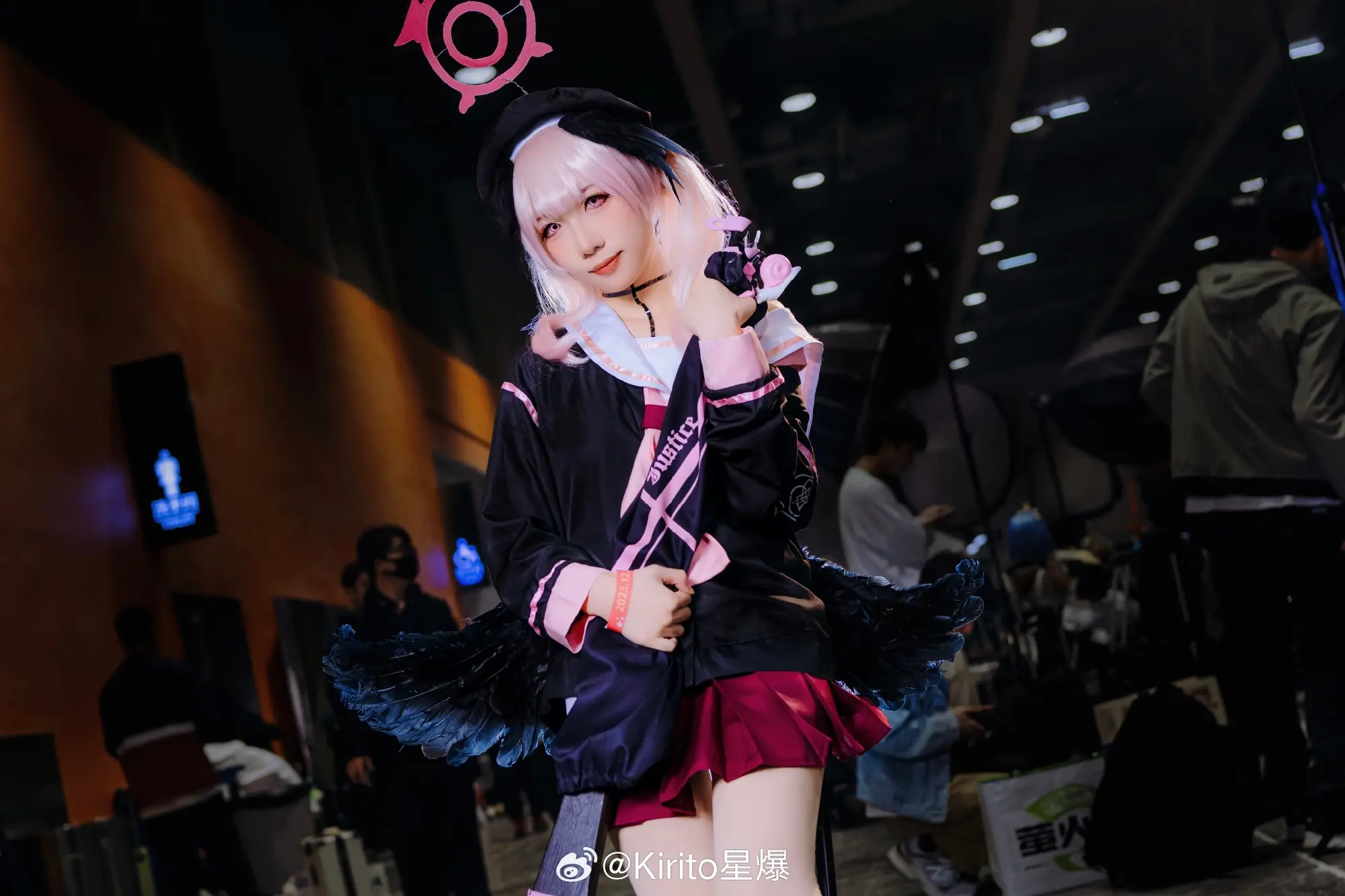 COSPLAY 不要提成绩！我……我正在努力…… 蔚蓝档案 下江小春@可爱凉_-公众号小姨ai