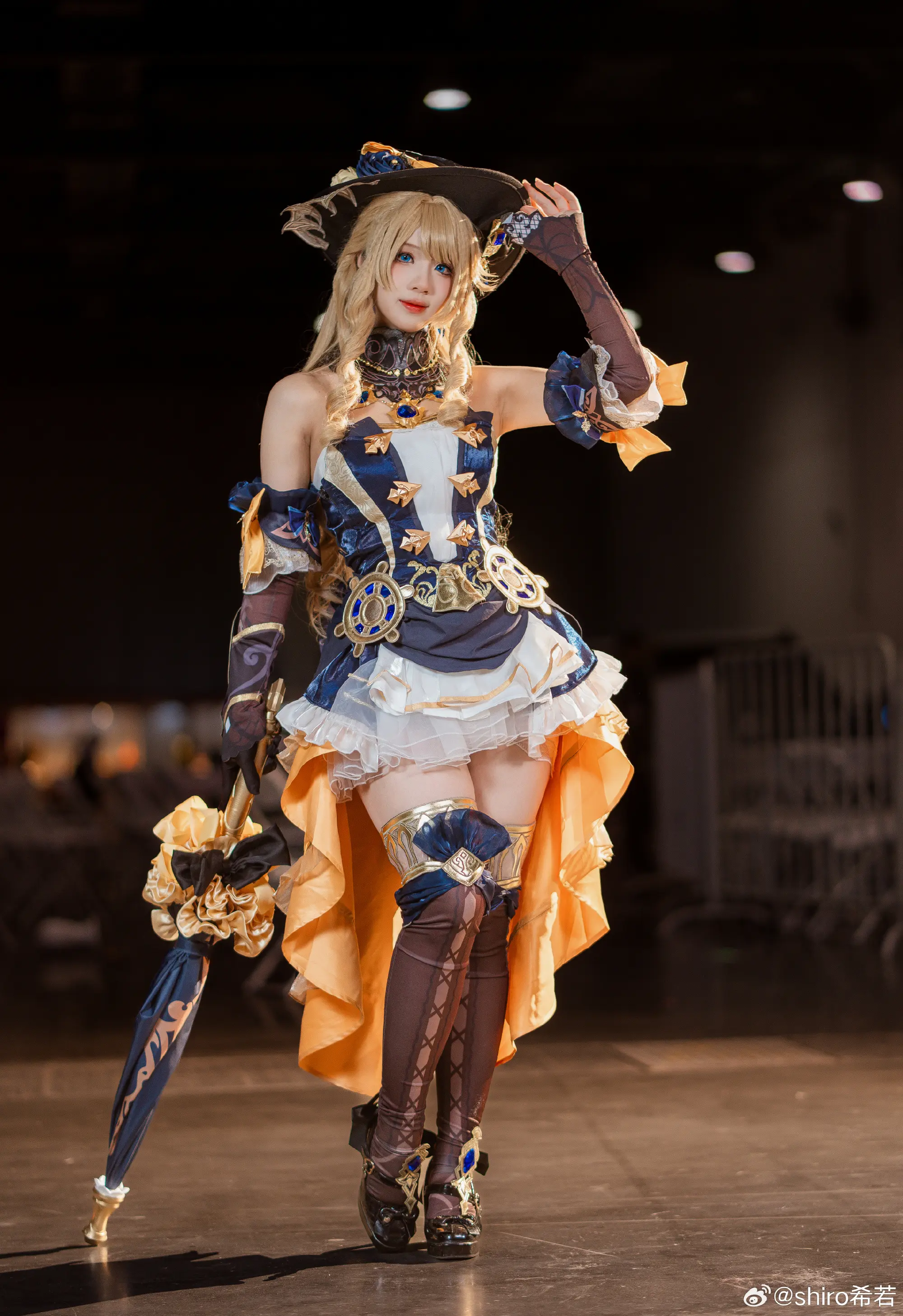 cosplay 原神 娜维娅 场照@shiro希若 COSPLAY-第3张