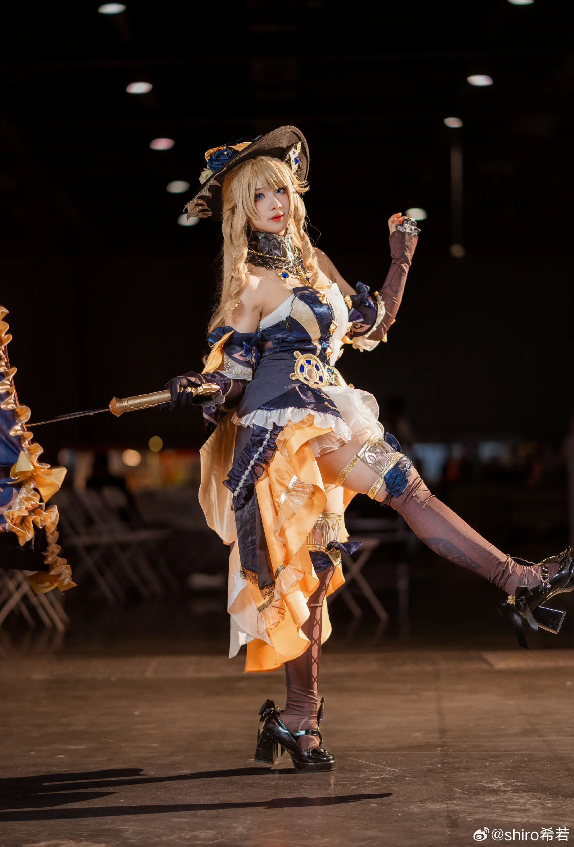 cosplay 原神 娜维娅 场照@shiro希若 COSPLAY-第5张