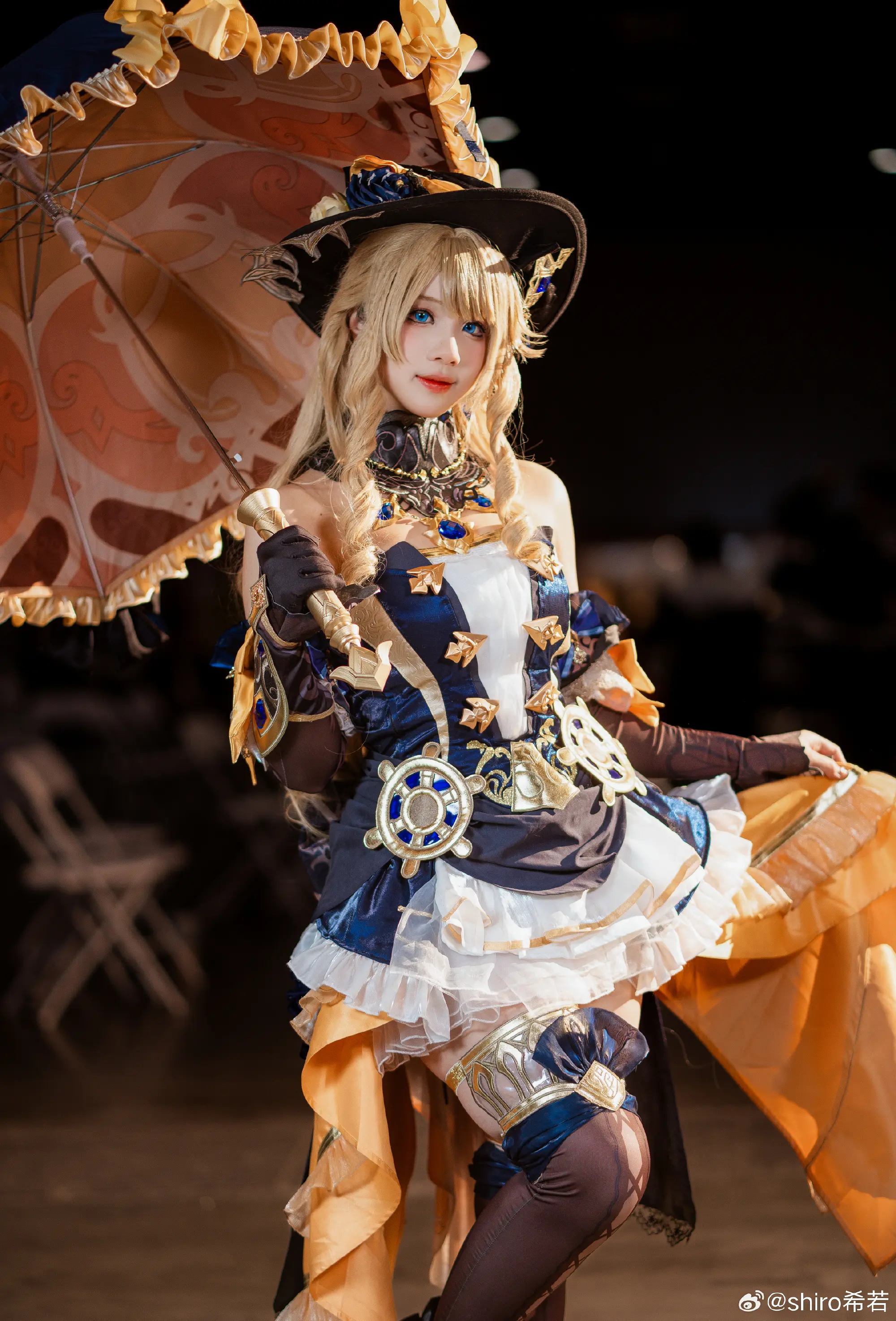 cosplay 原神 娜维娅 场照@shiro希若 COSPLAY-第8张