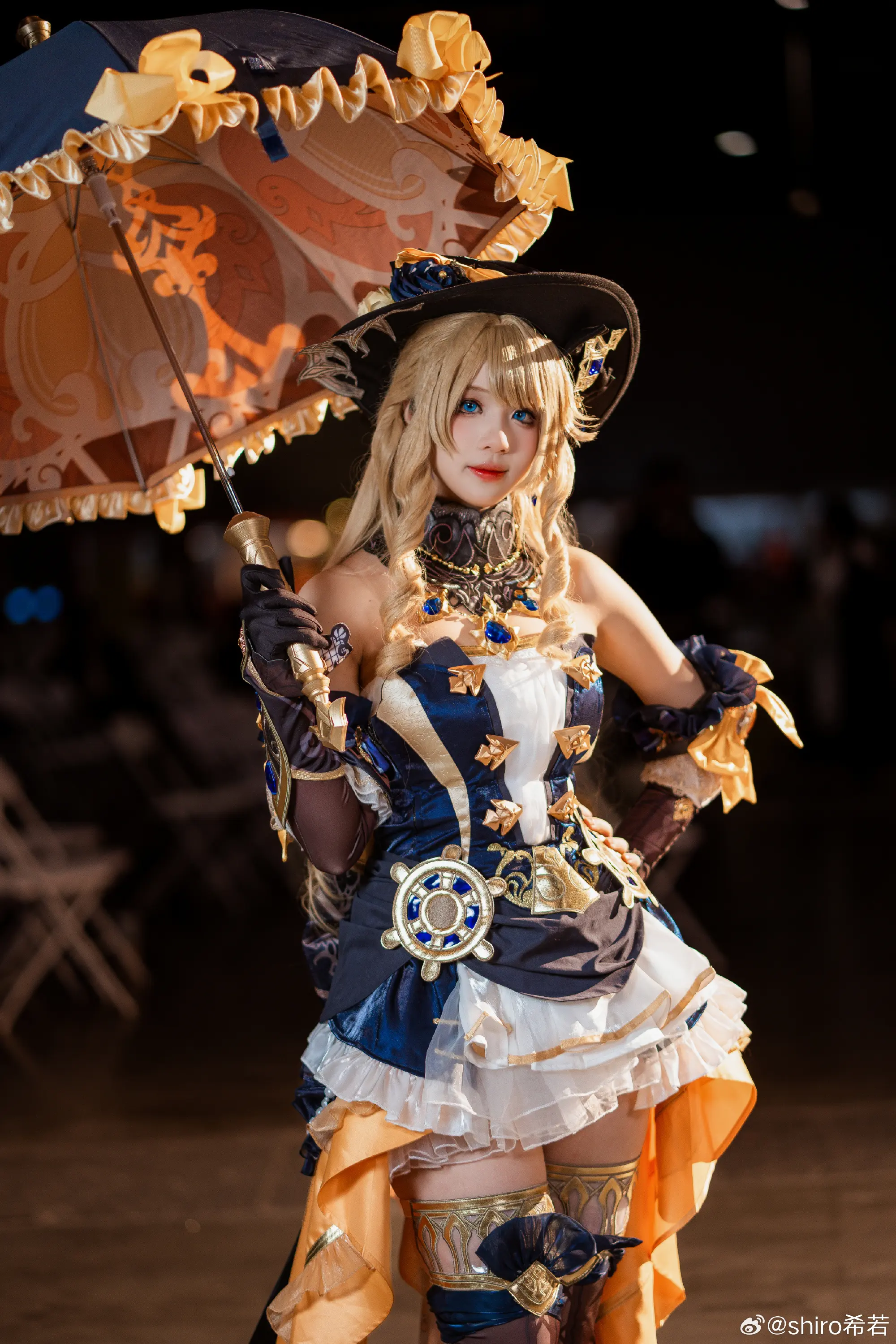 cosplay 原神 娜维娅 场照@shiro希若 COSPLAY-第6张
