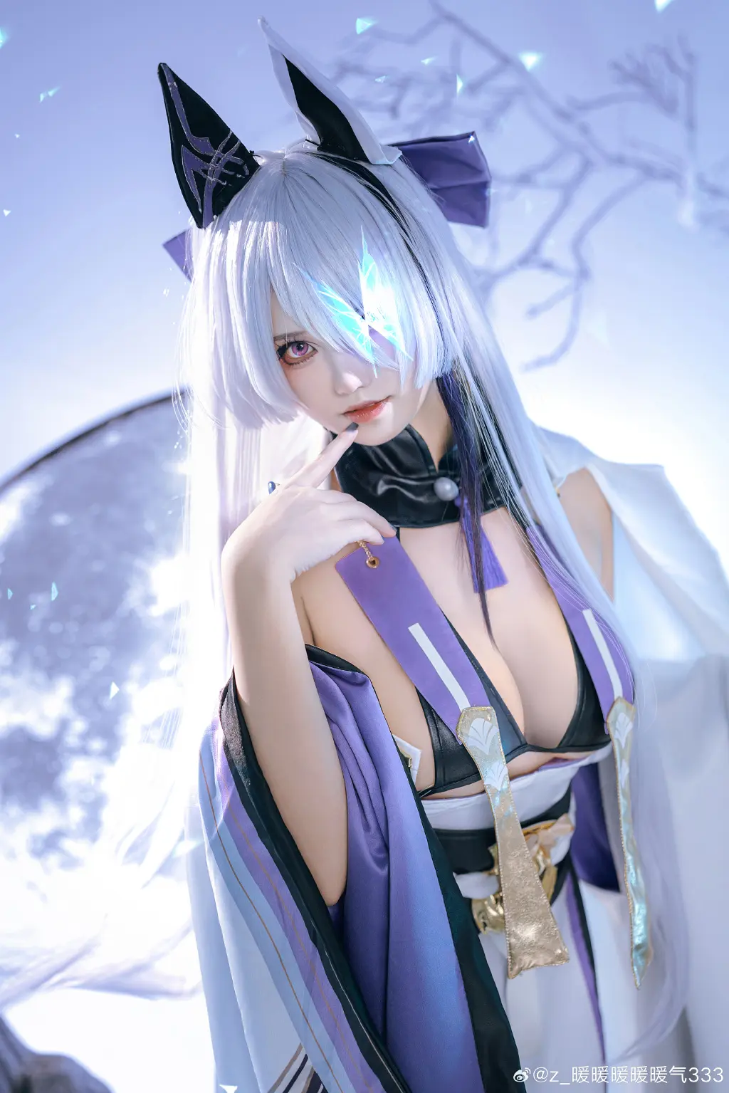 COSPLAY 重巡云仙,将暂时安身于指挥官大人所在之处  碧蓝航线 云仙@z_暖暖暖暖暖气333-公众号小姨ai