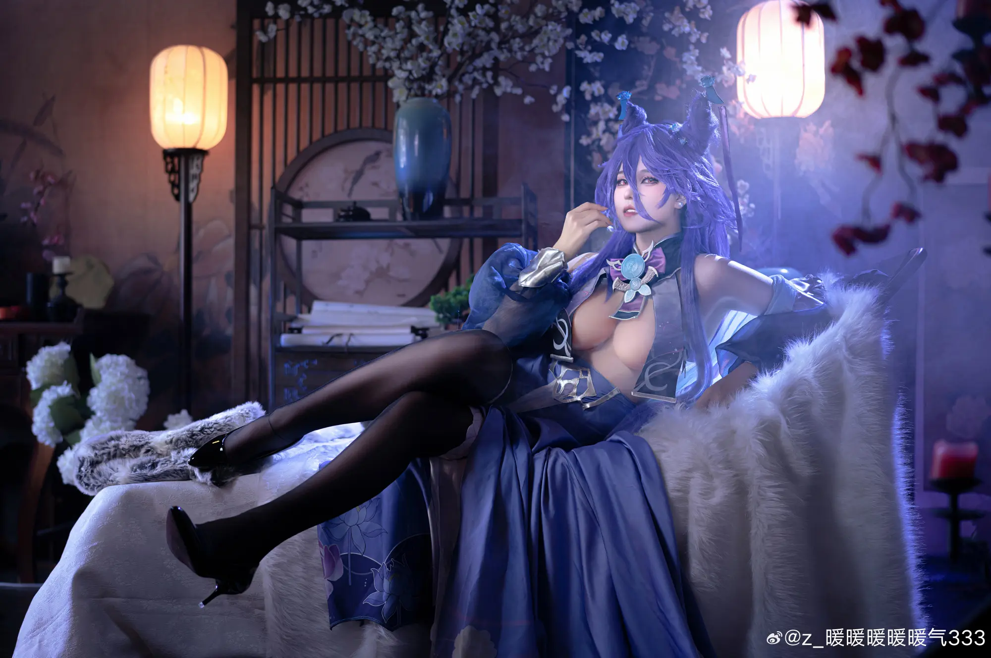COSPLAY 🦋…指挥官，今后无论你有什么烦恼,都可以向我倾诉哦。 碧蓝航线 济安@z_暖暖暖暖暖气333-公众号小姨ai