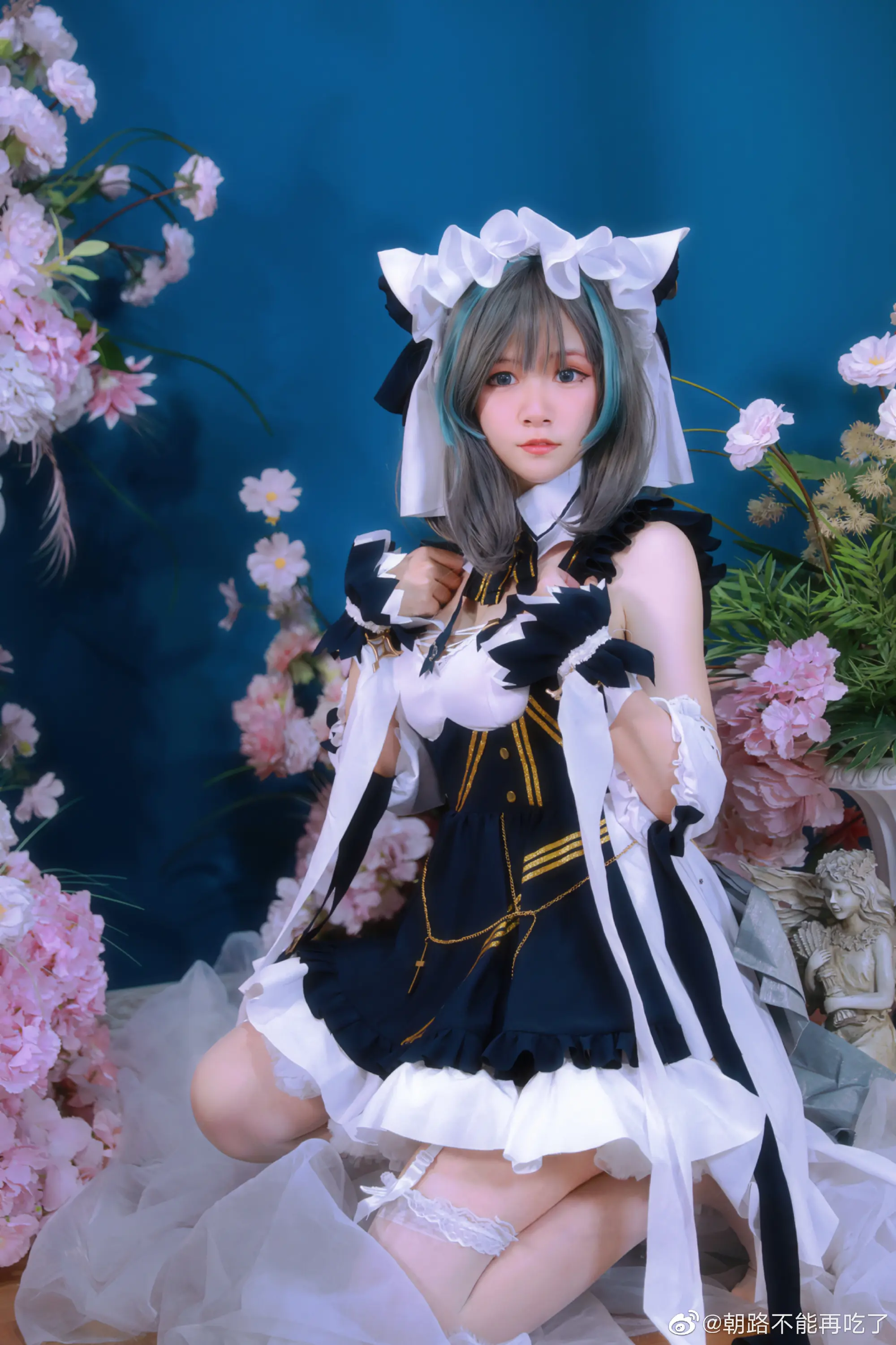 碧蓝航线 柴郡cos@朝路不能再吃了-公众号小姨ai