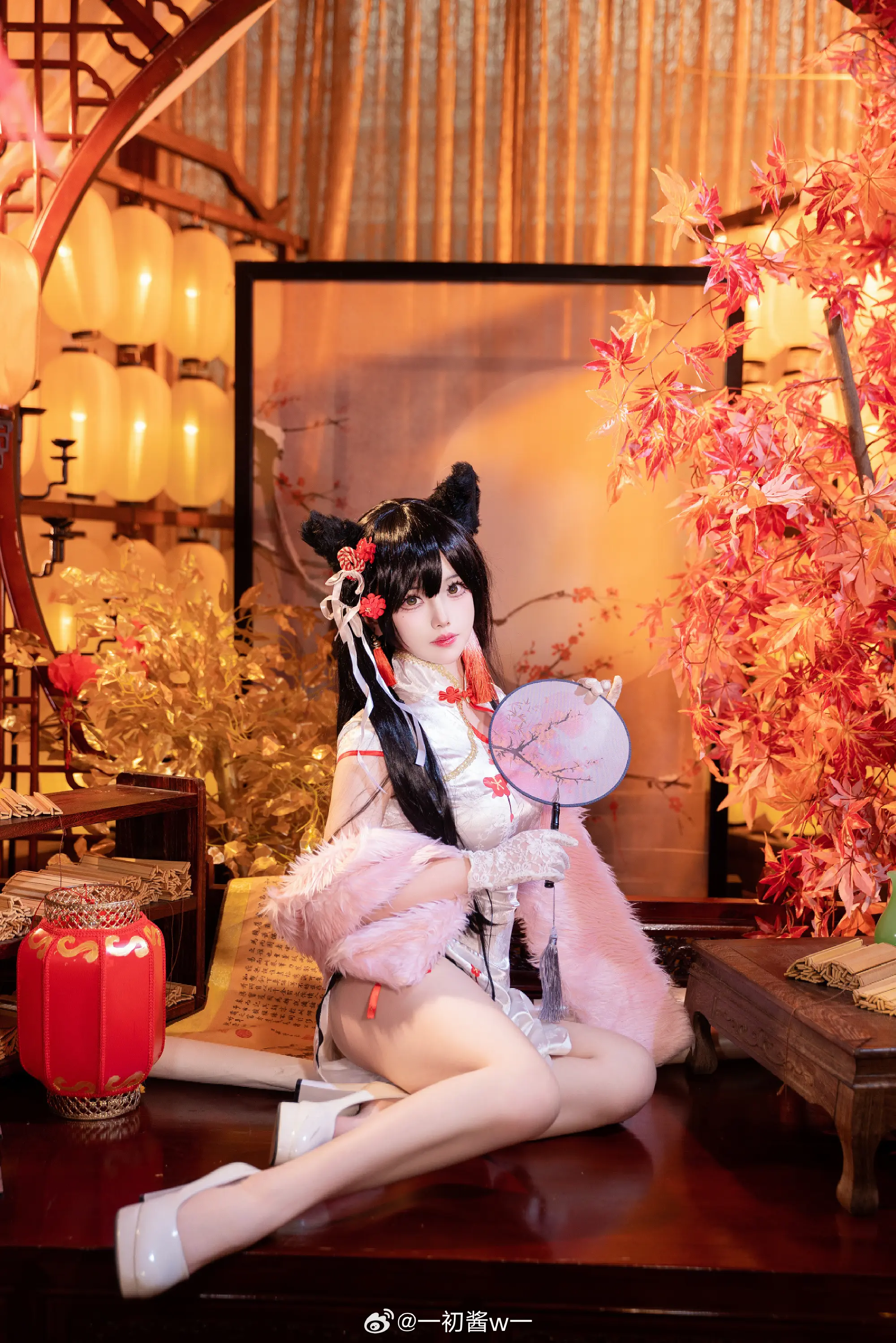 COSPLAY 碧蓝航线 爱宕旗袍@一初酱w一 COSPLAY-第7张