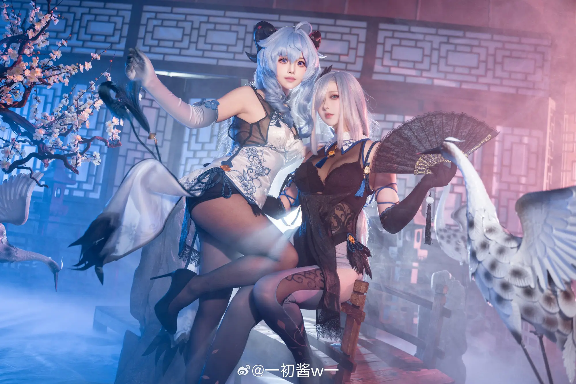 COSPLAY 旅行者，接下来的旅行 也让我们和你一起吧！甘雨@一初酱w一 申鹤@酒酿促织nya COSPLAY-第2张
