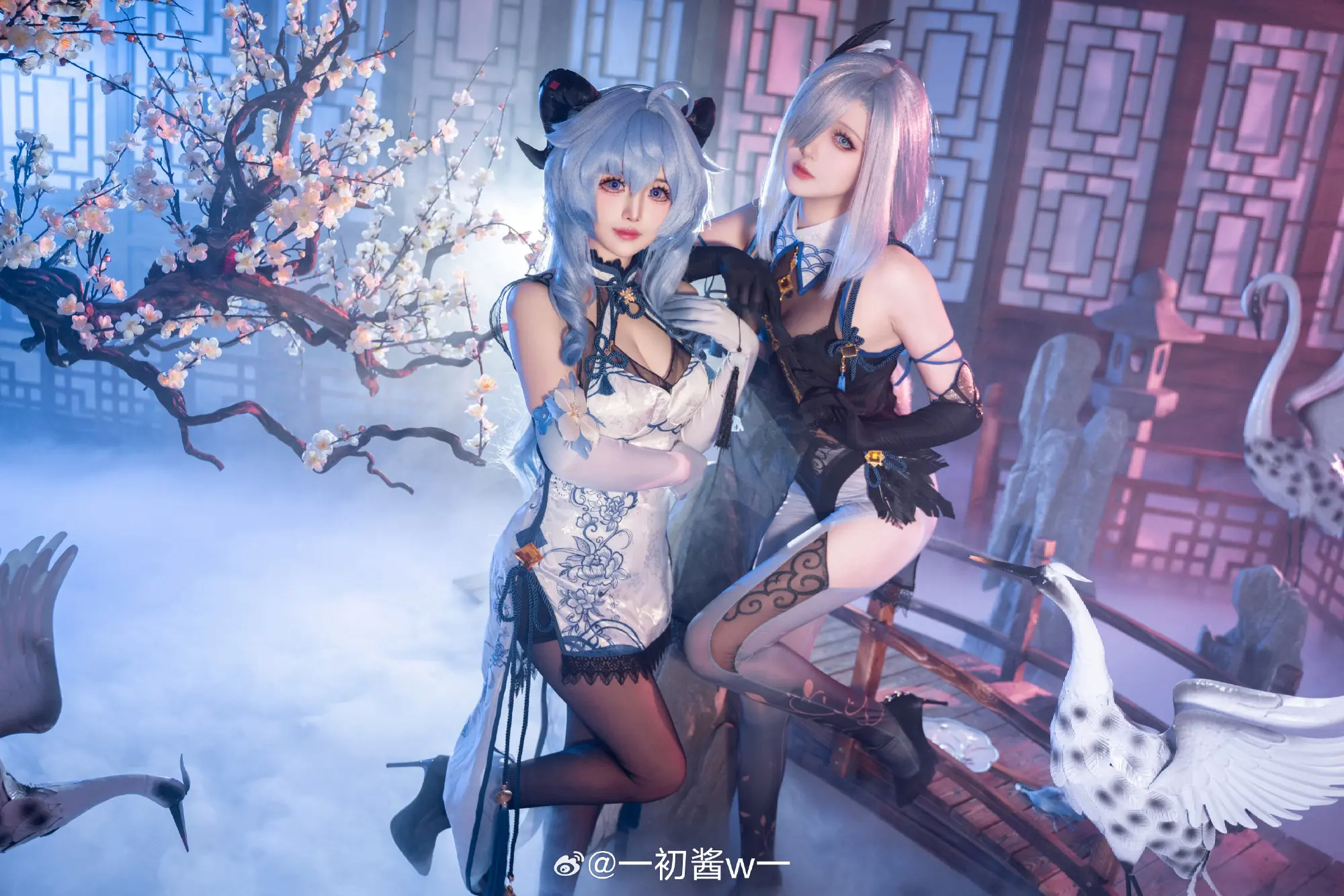 COSPLAY 旅行者，接下来的旅行 也让我们和你一起吧！甘雨@一初酱w一 申鹤@酒酿促织nya COSPLAY-第9张