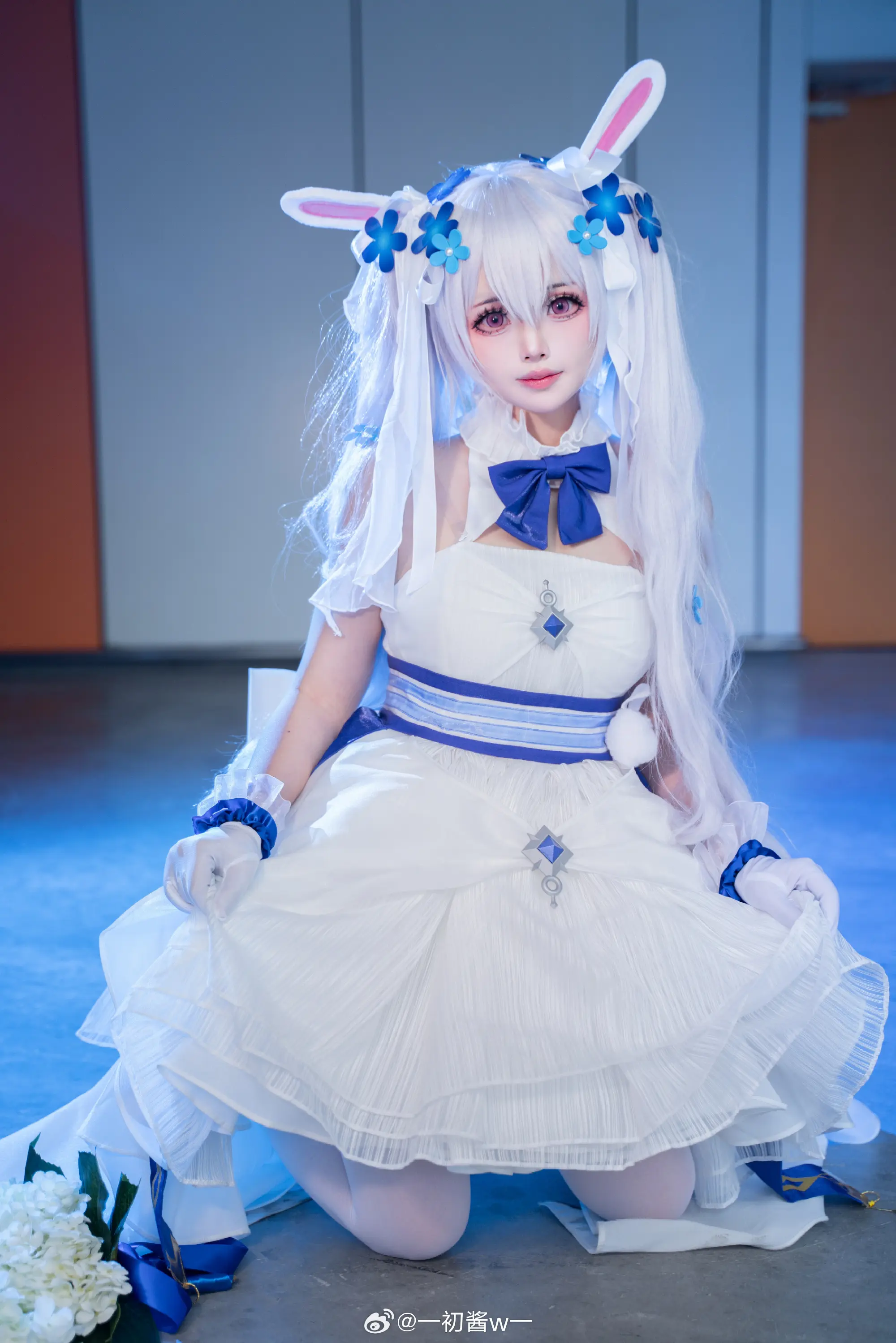COSPLAY 拉菲 白兔誓约～碧蓝航线 @一初酱w一 COSPLAY-第6张