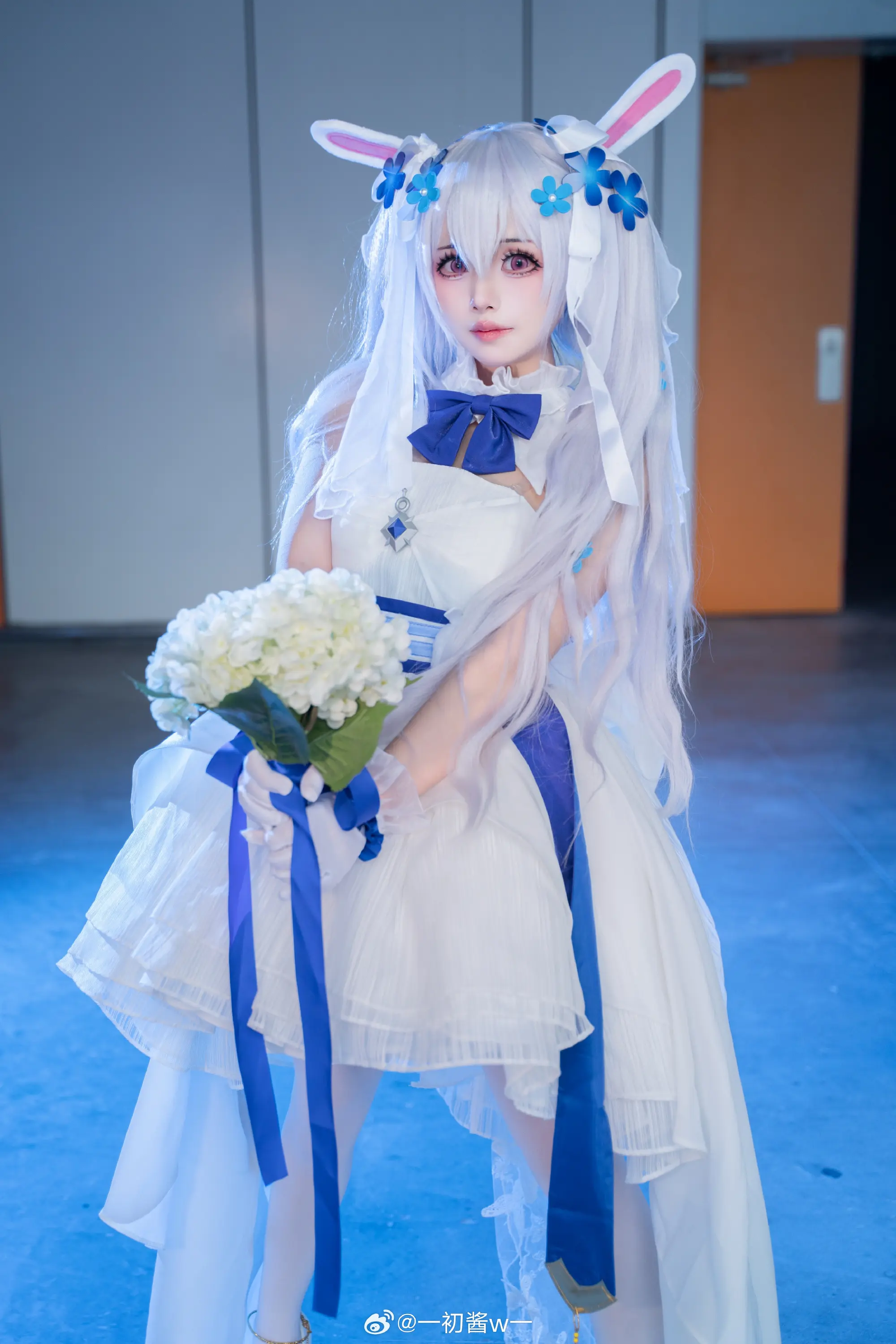 COSPLAY 拉菲 白兔誓约～碧蓝航线 @一初酱w一 COSPLAY-第7张