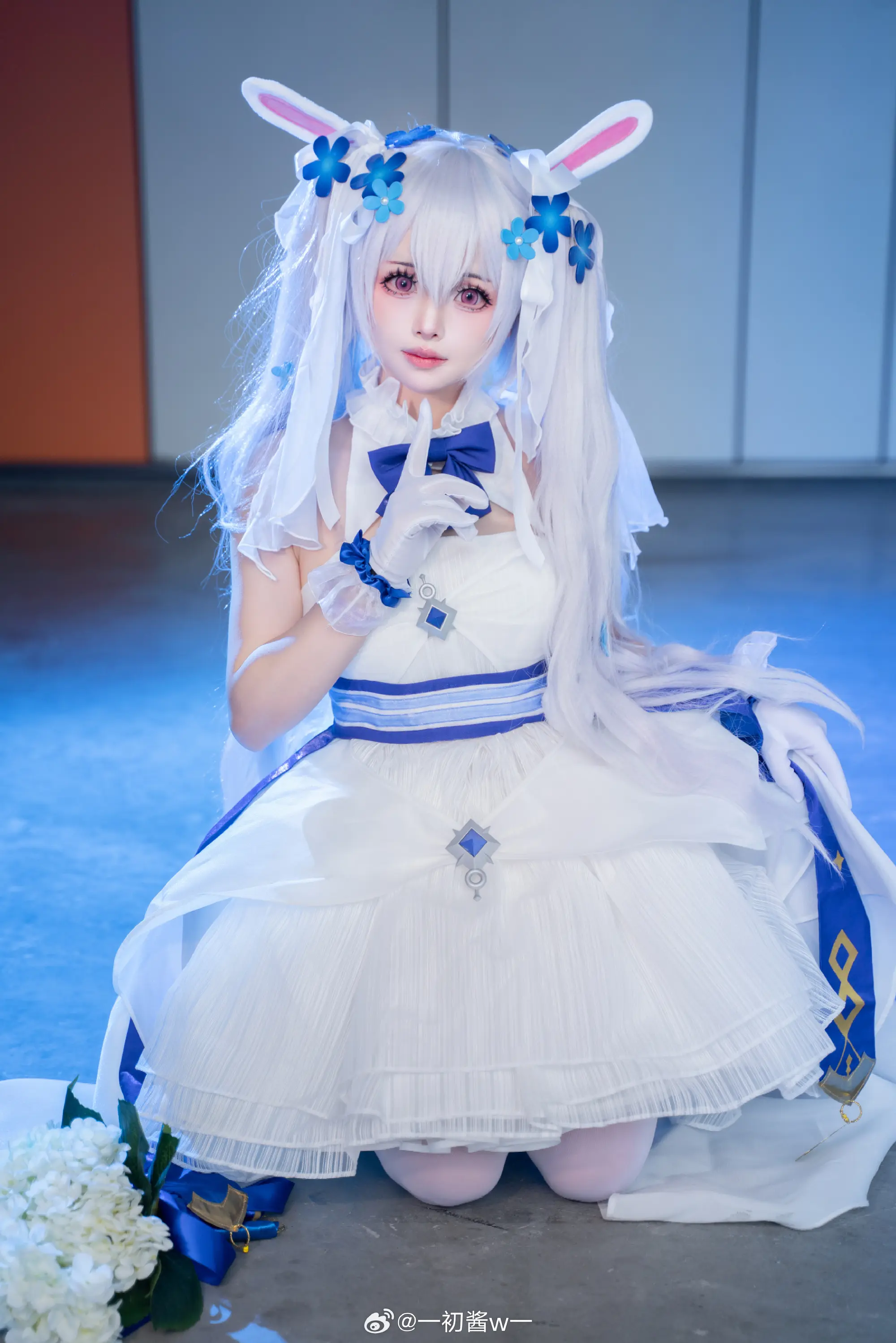 COSPLAY 拉菲 白兔誓约～碧蓝航线 @一初酱w一 COSPLAY-第5张