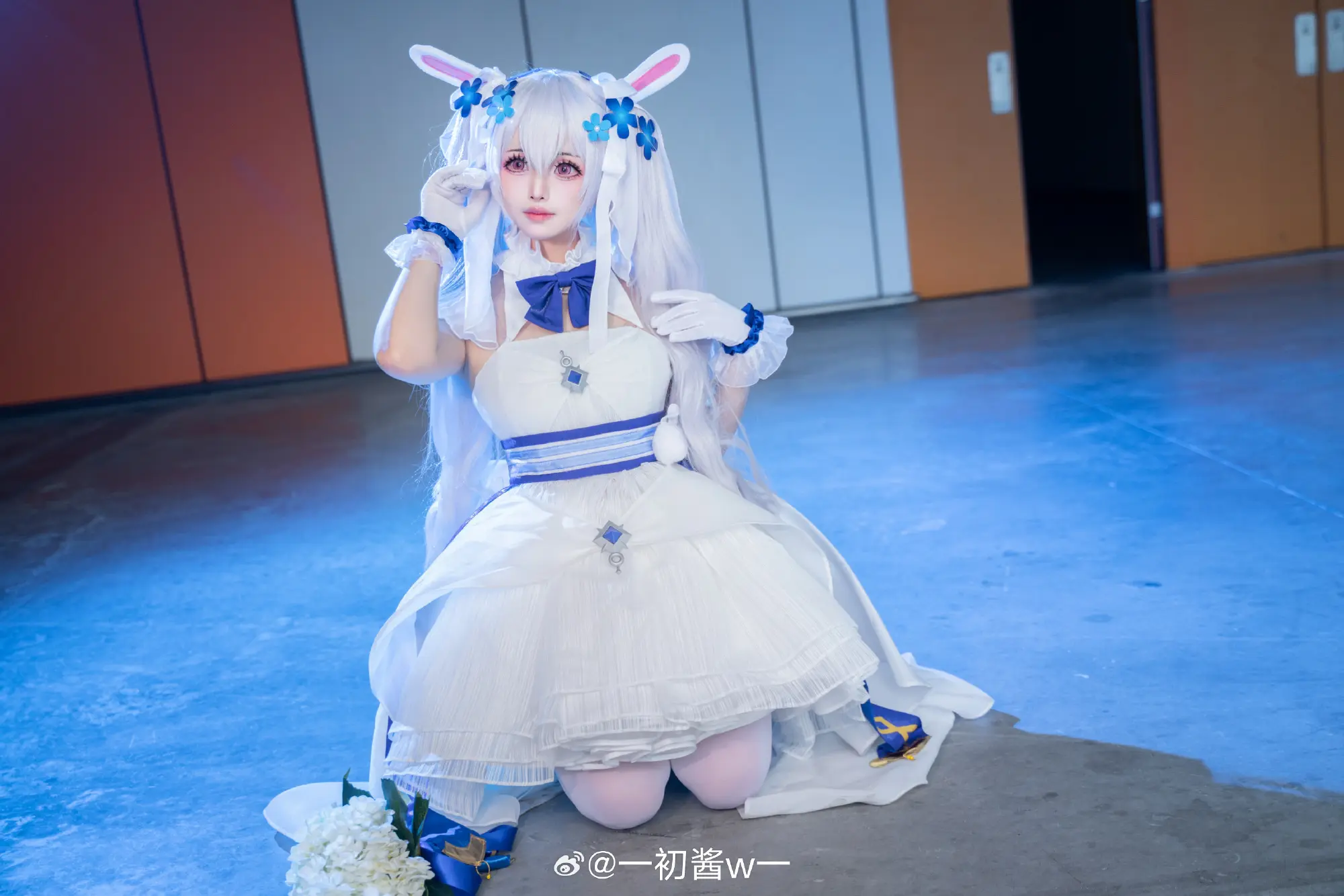 COSPLAY 拉菲 白兔誓约～碧蓝航线 @一初酱w一 COSPLAY-第4张